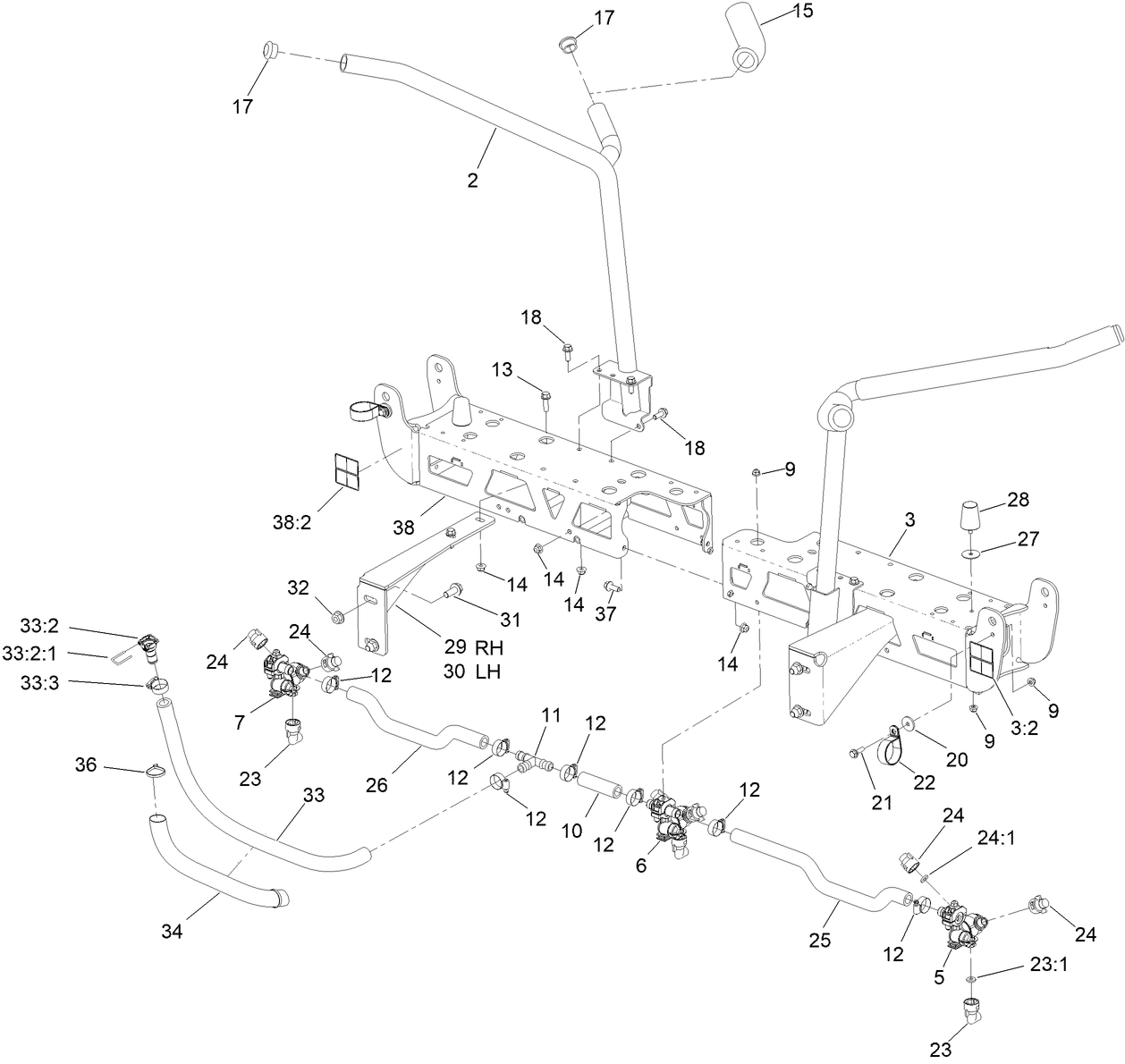 Center Boom Mount Assembly