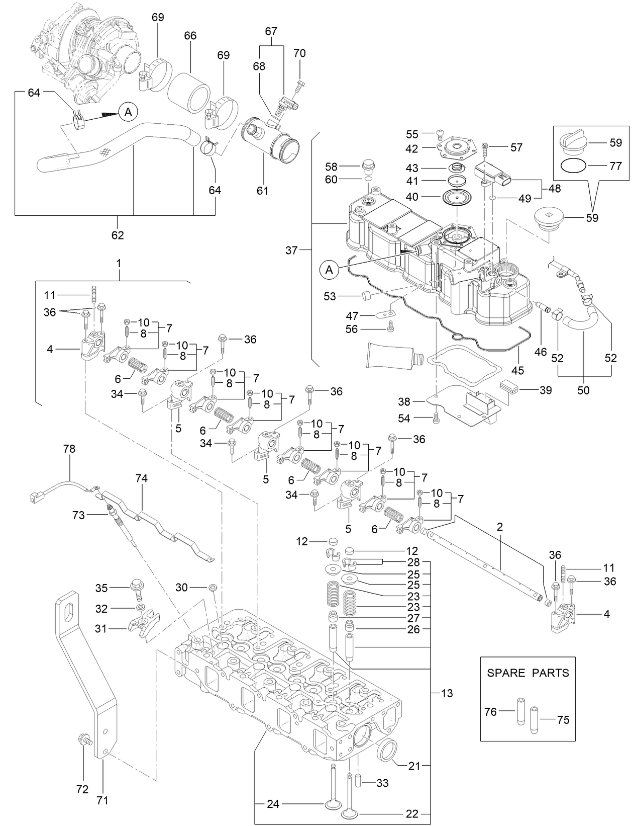Cylinder Head and Cover Assembly