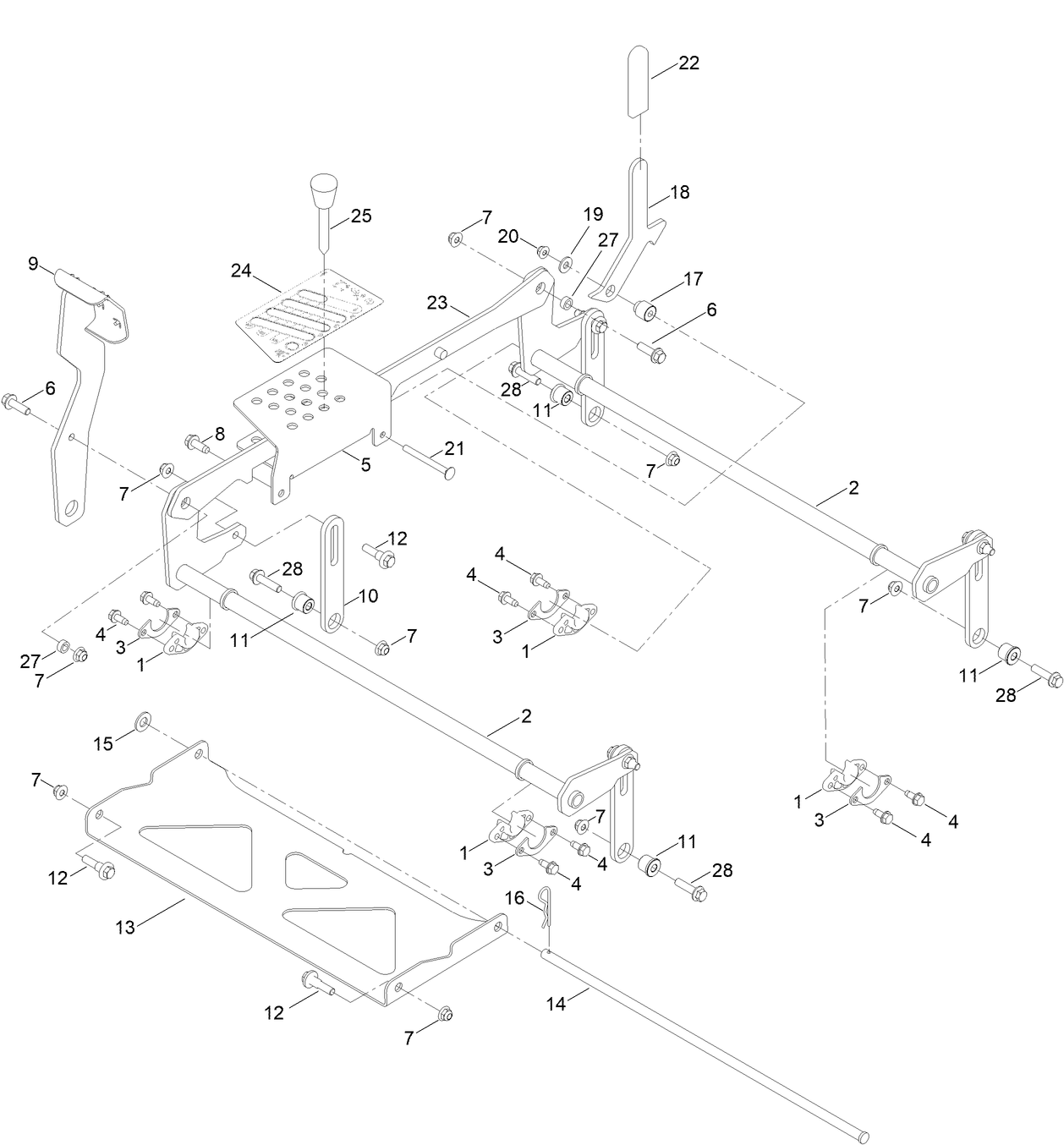 Deck Lift Assembly