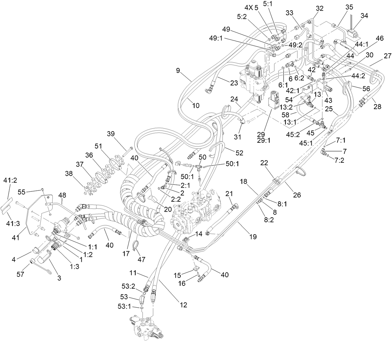 Manifold Hydraulic Assembly