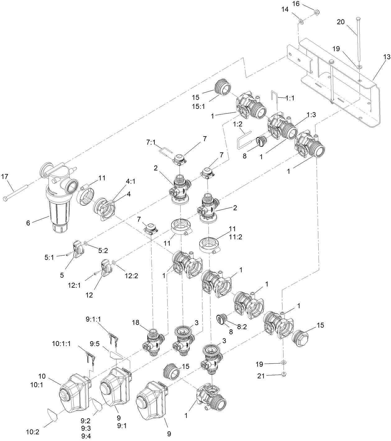 Agitation Manifold Assembly