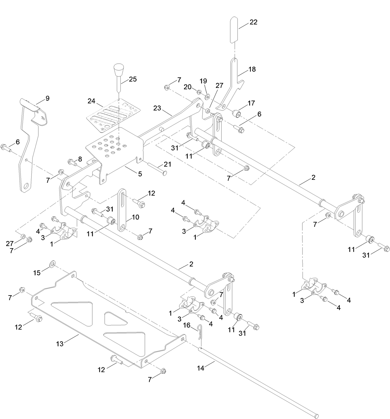 Deck Lift Assembly