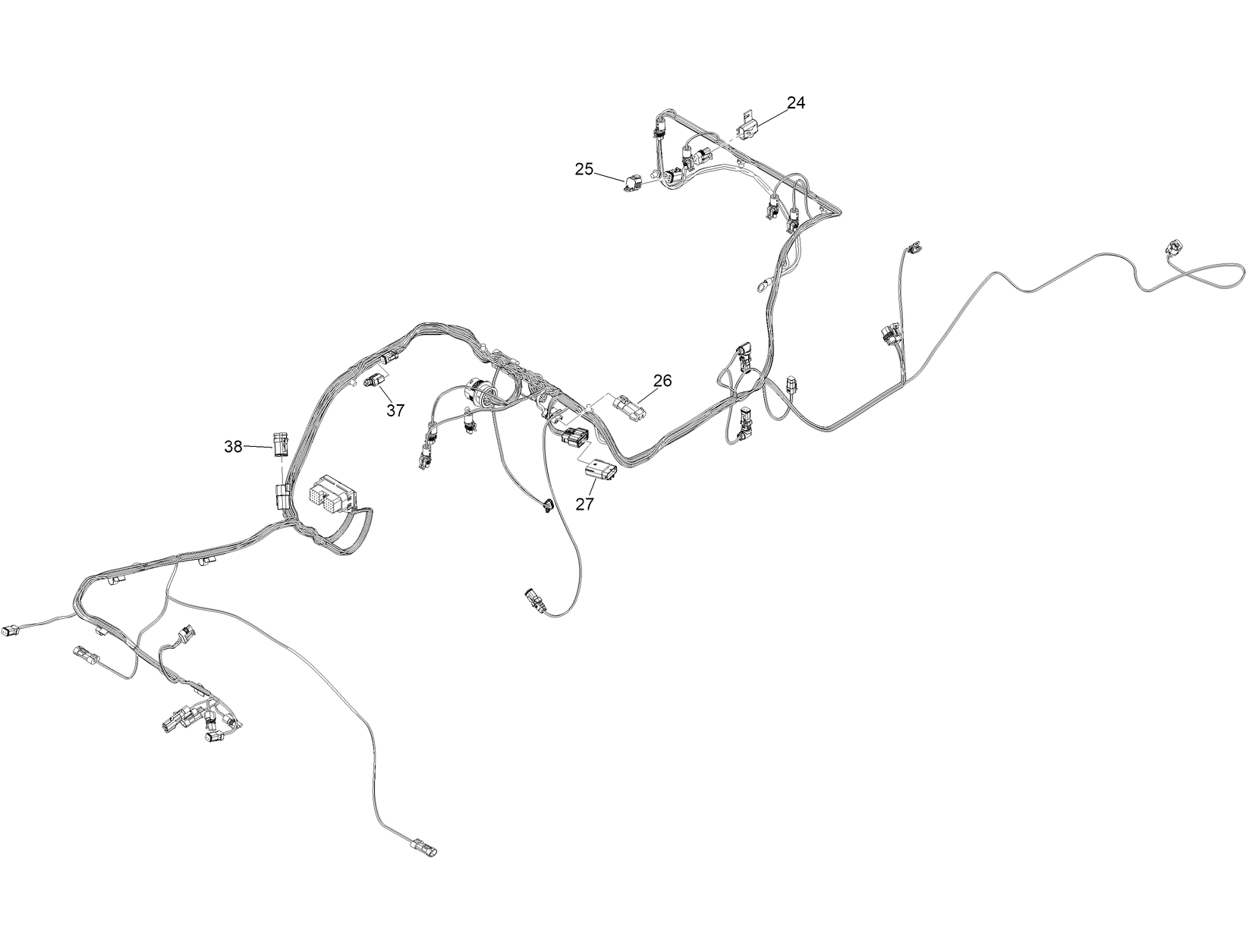 Main Wire Harness Assembly No. 122-1263