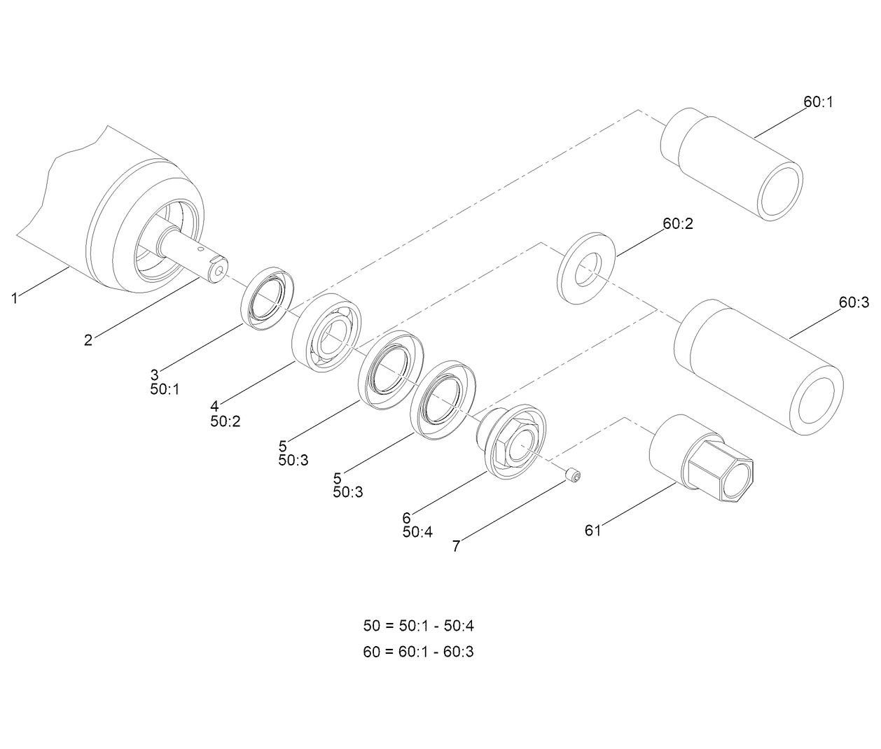 Rear Roller Assembly No. 137-6141