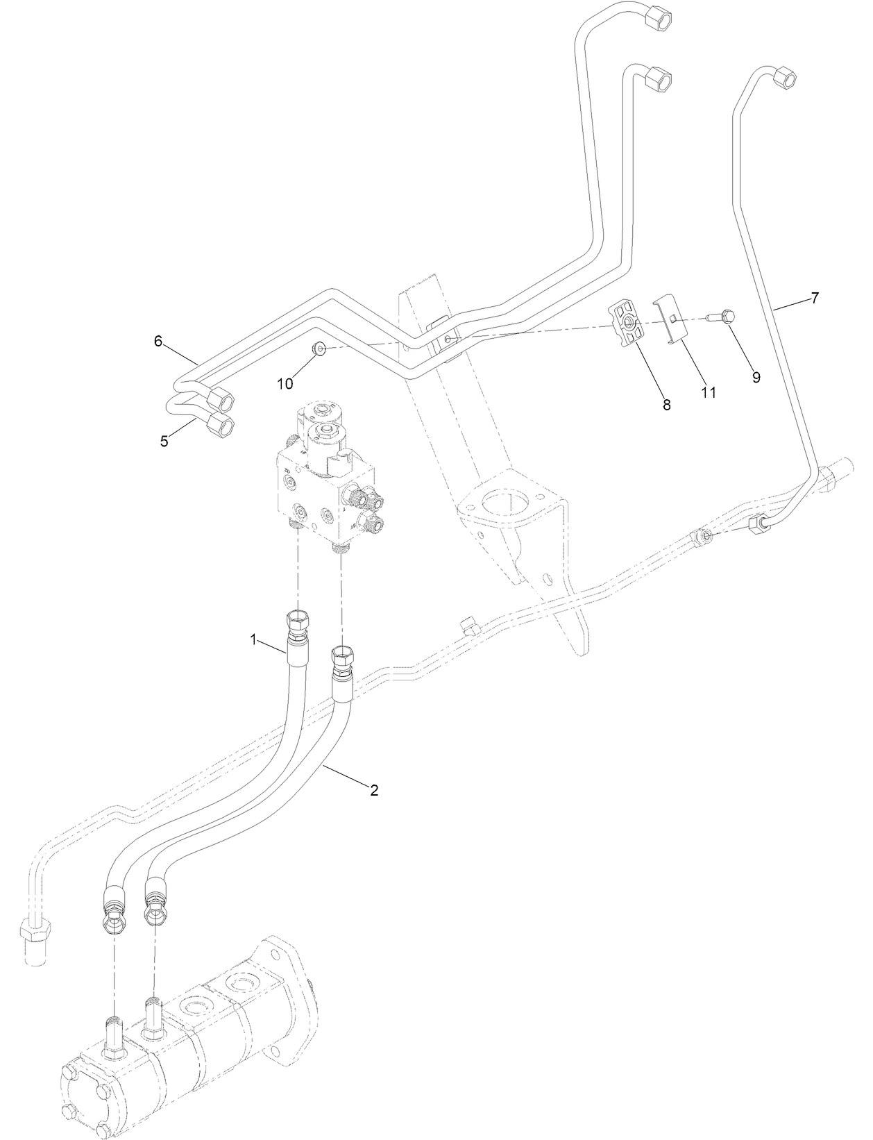 Hydraulic Traction Circuit Assembly