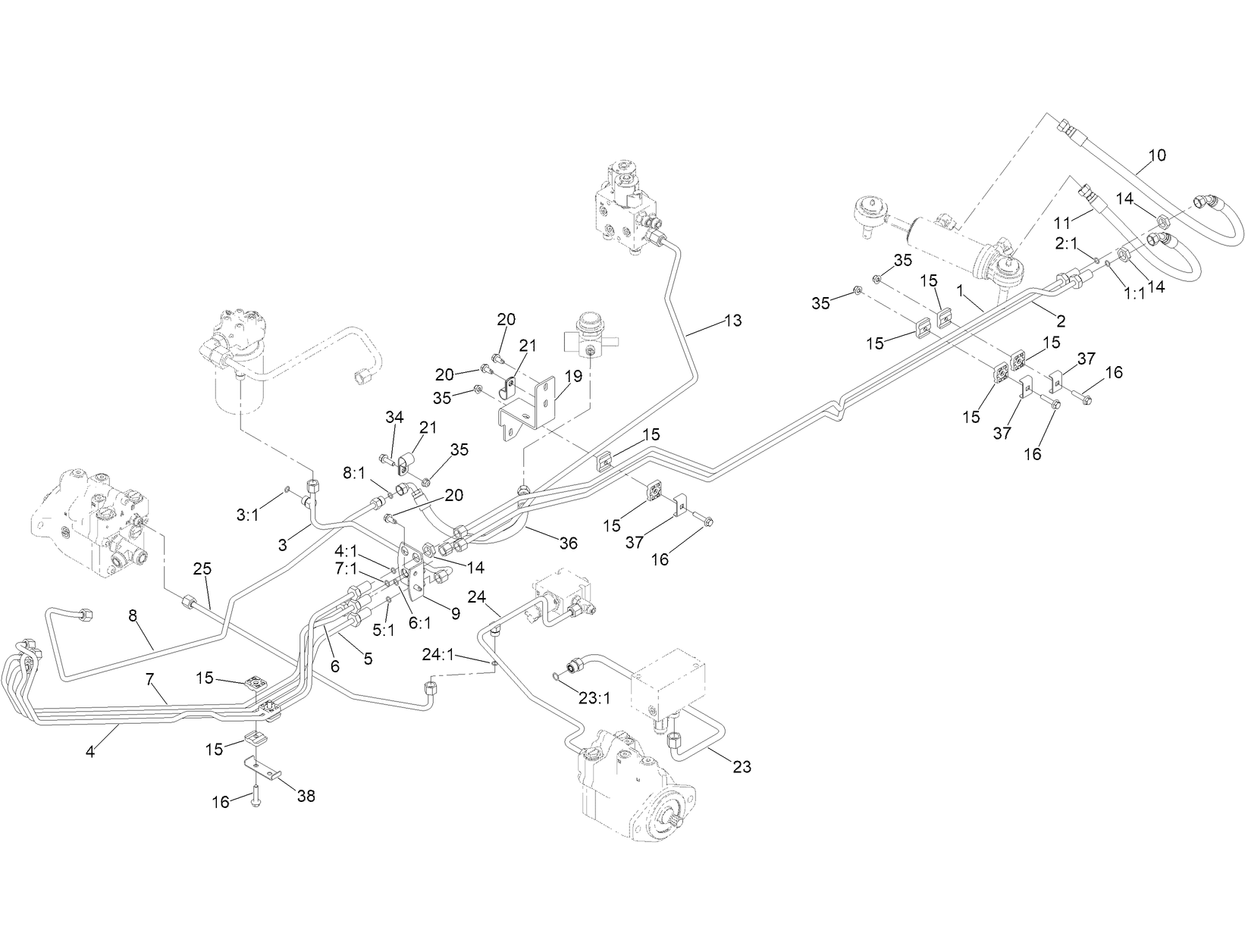 Steering Hydraulic Assembly