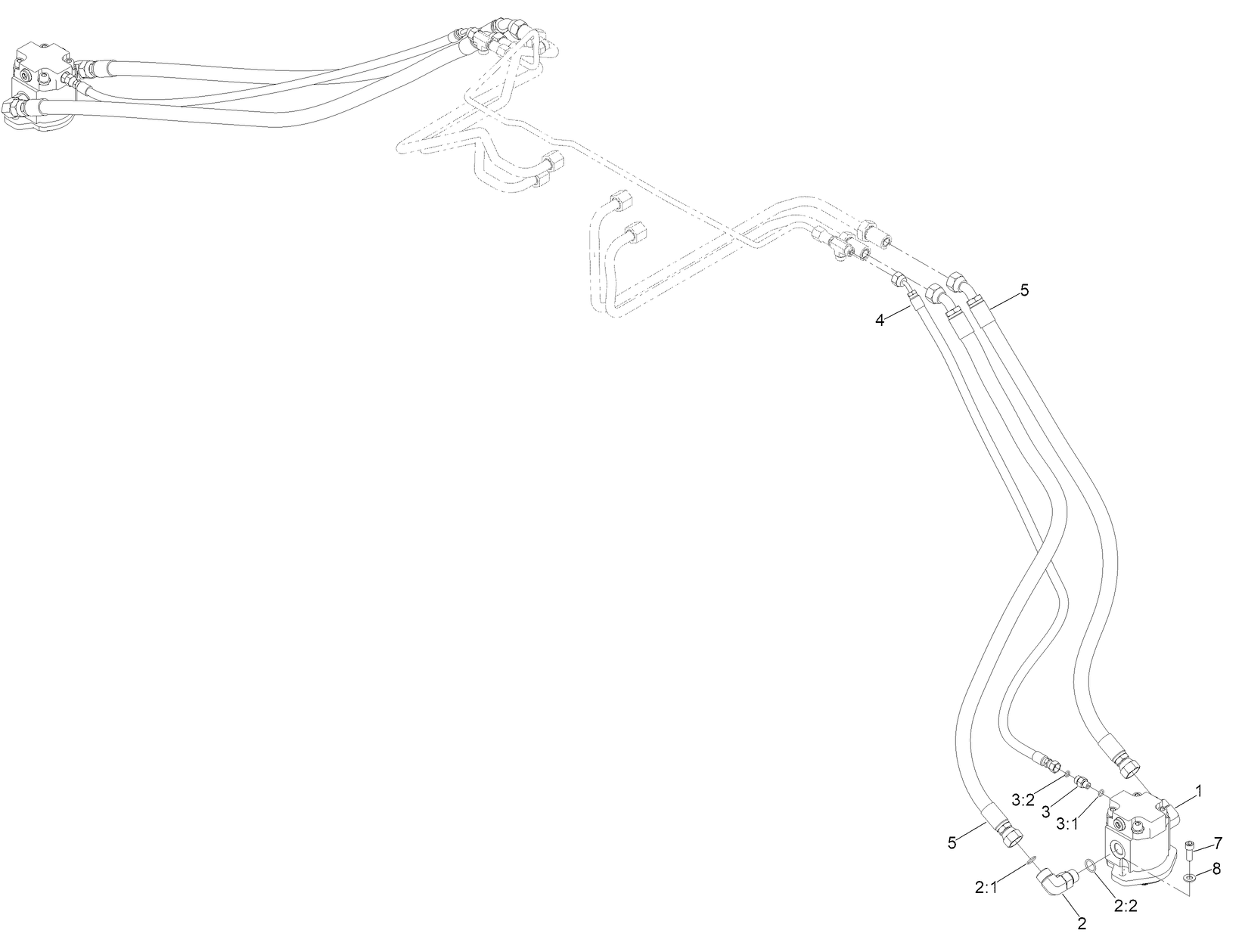 Deck No. 6 and 7 Hydraulic Assembly