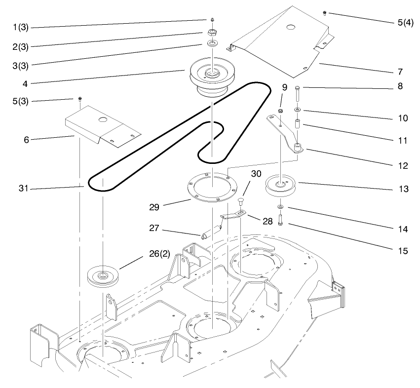 Pulley And Belt Assembly