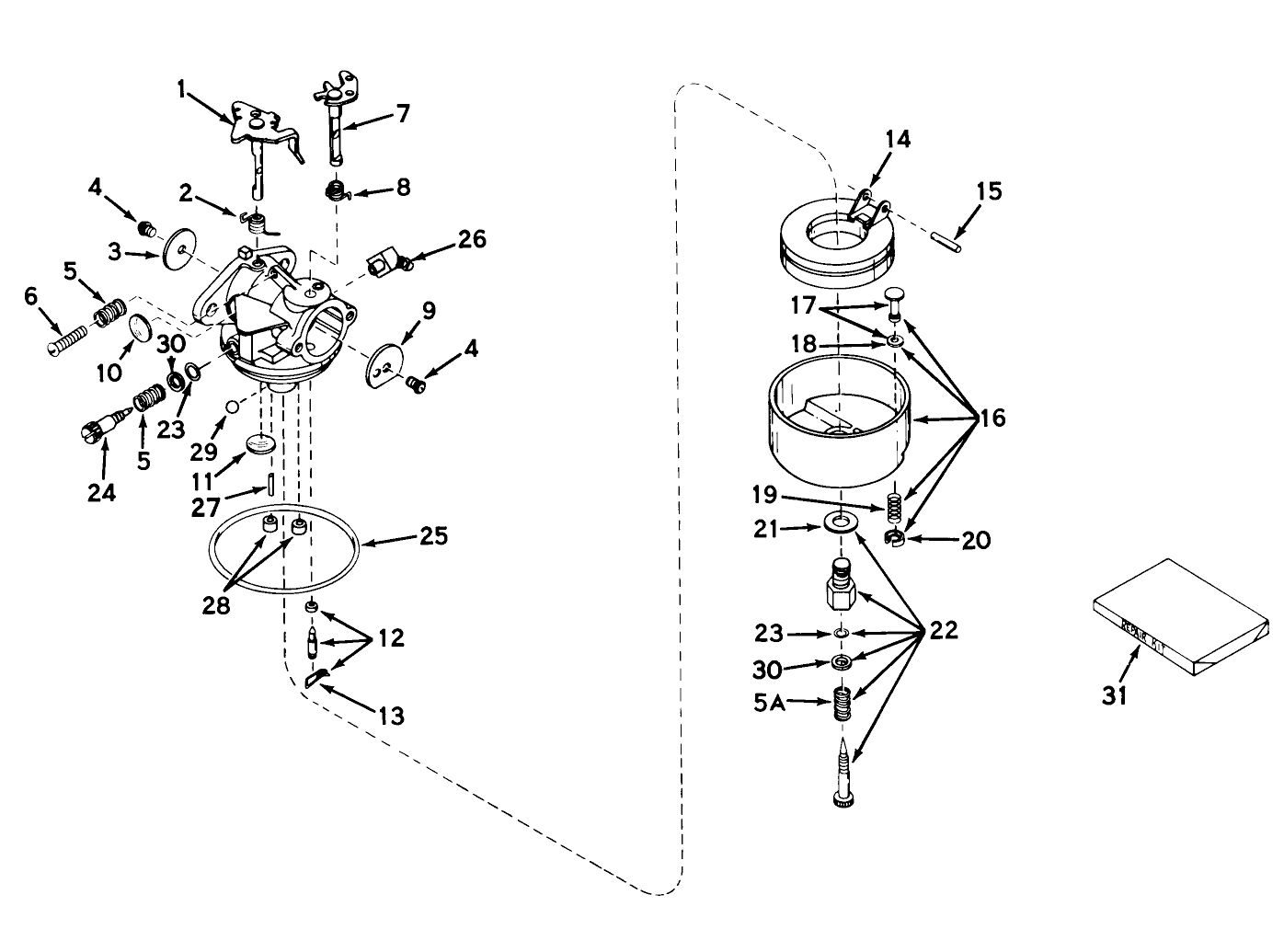 Carburetor Model No. 631115