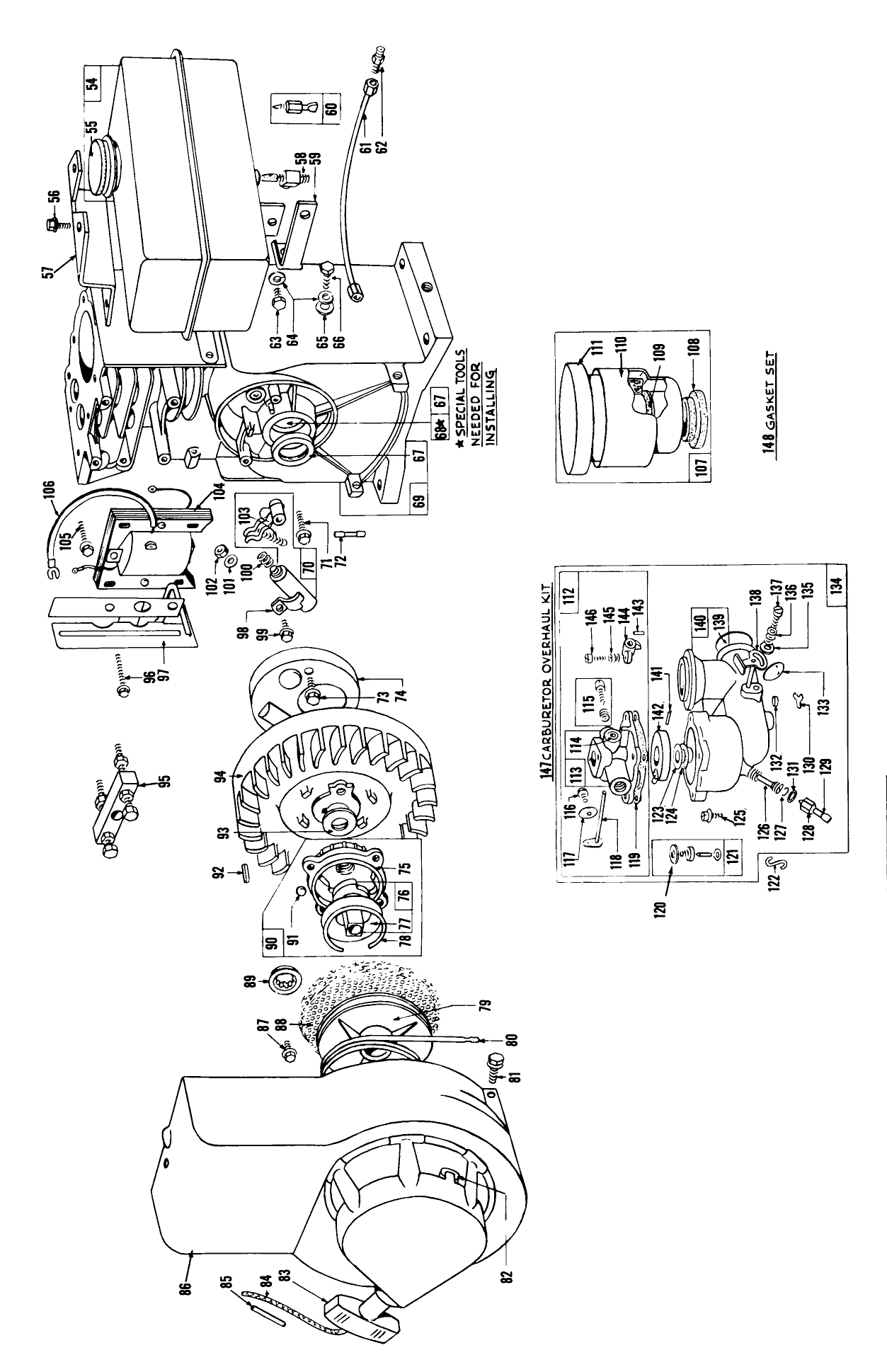 Engine. Recoil Start Model 81302 (part 2)