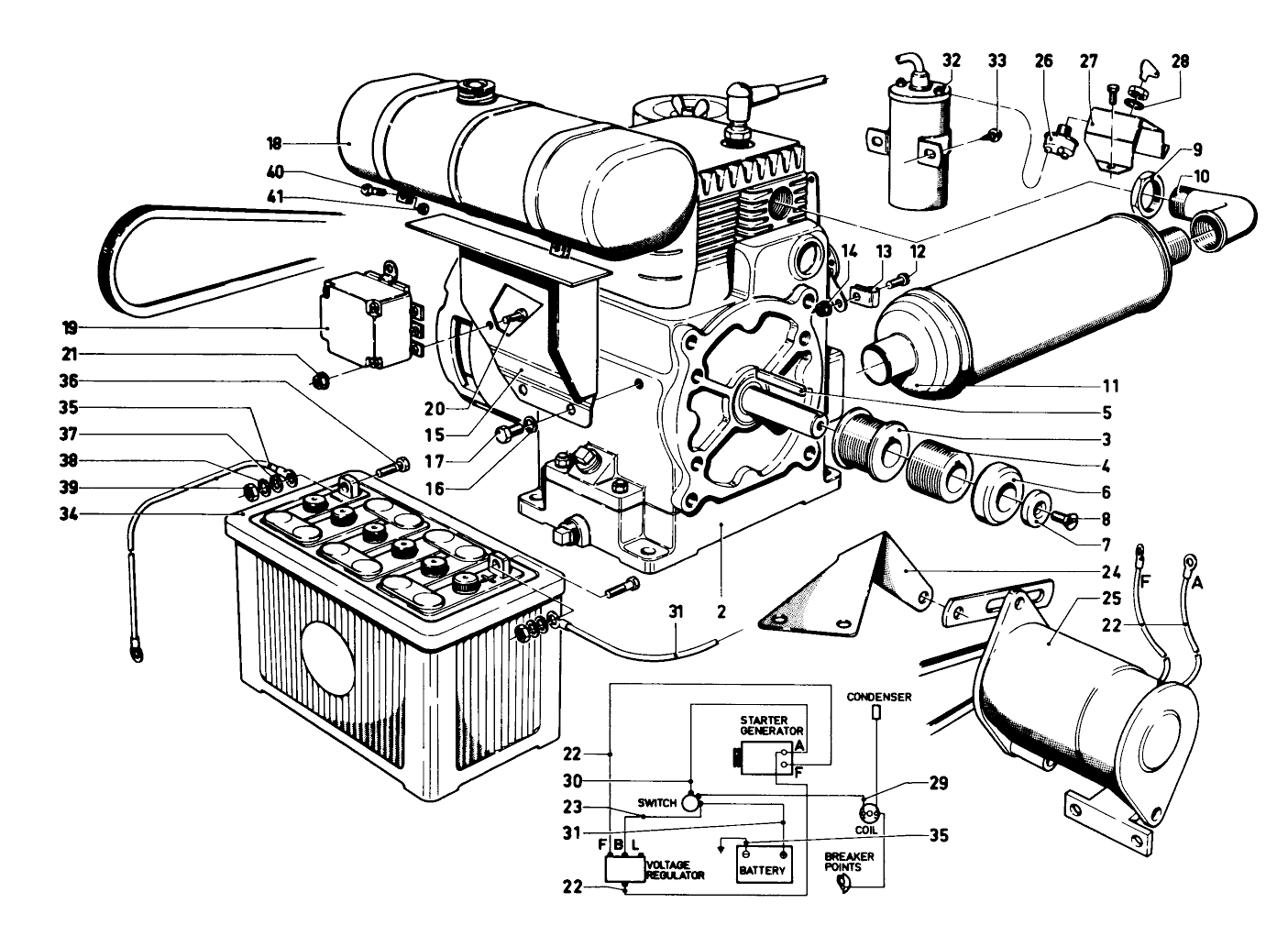 Engine Assy. With Gas Tank Installation