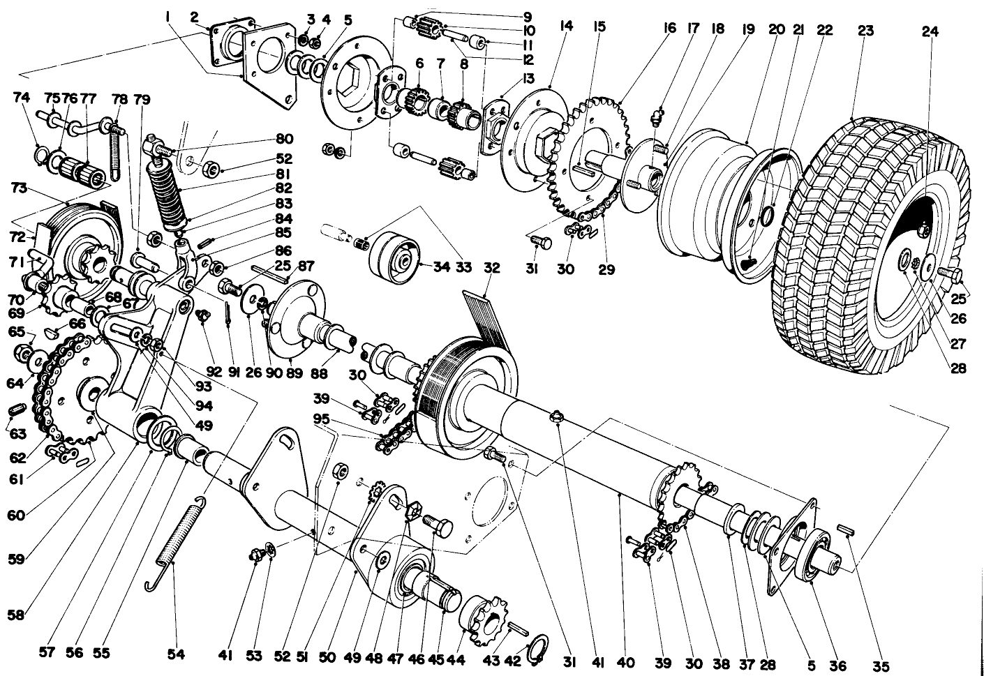 Differential And Countershaft Assembly