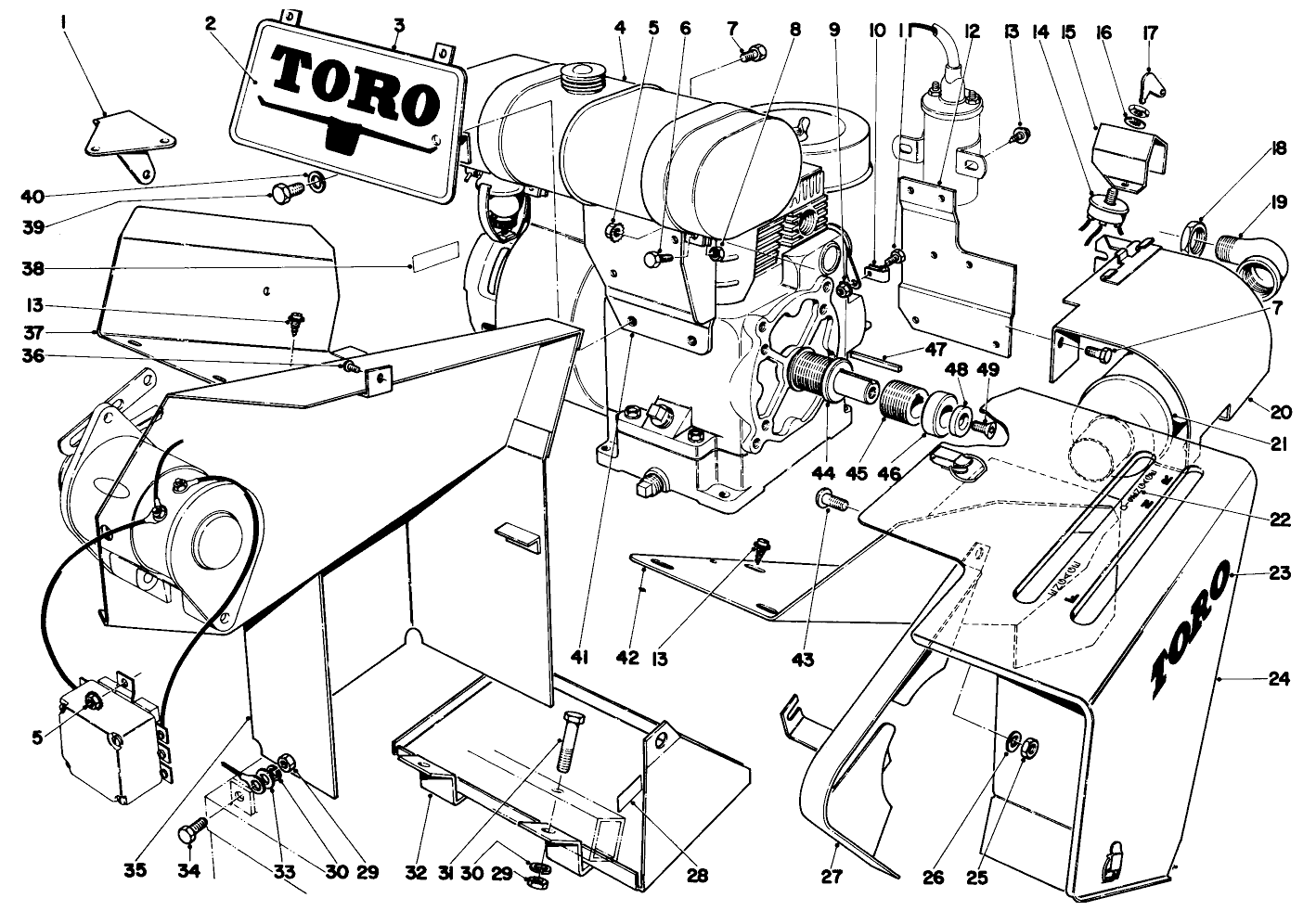 Engine Assembly Electric Start