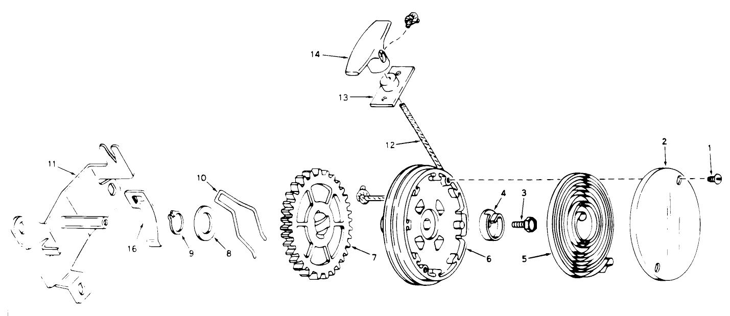 Rewind Starter No. 590450a
