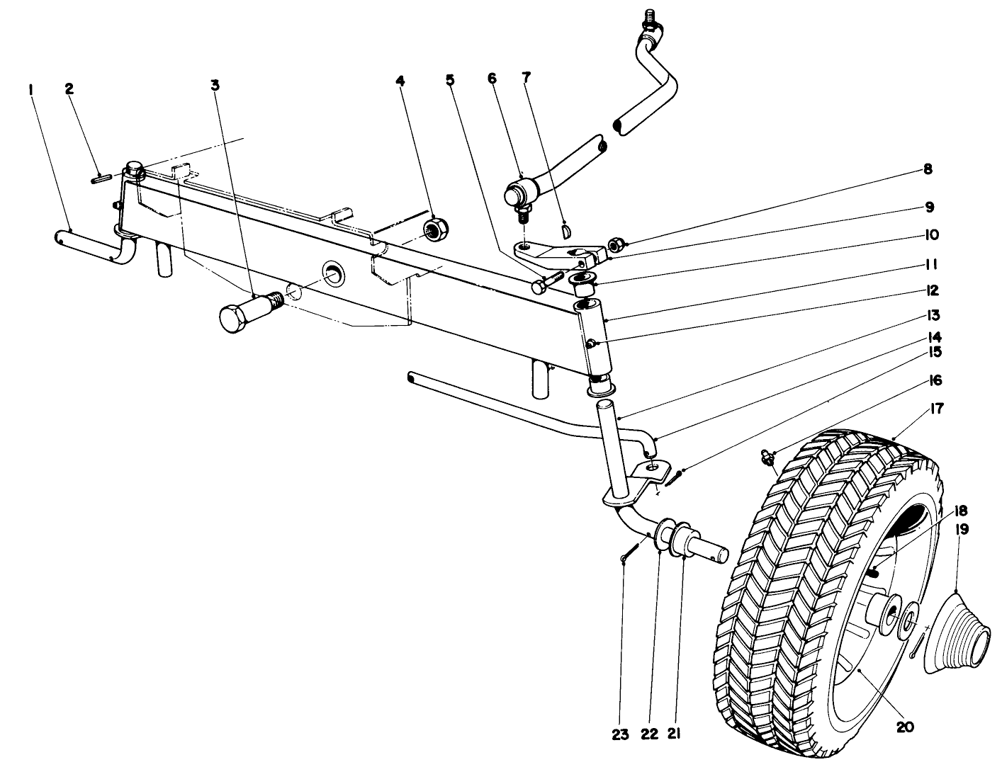905 And 910 Front Axle Assembly