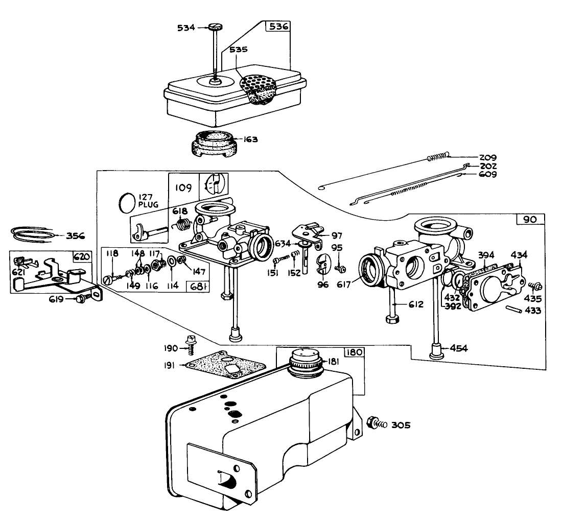Model 299448 Carburetor Assembly