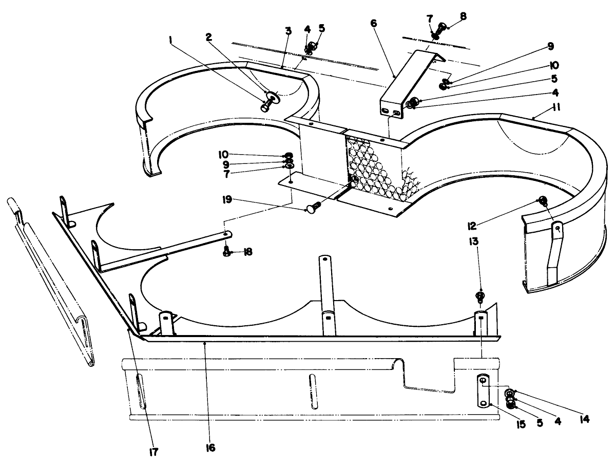 Leaf Mulching Kit No. 76204 (optional)