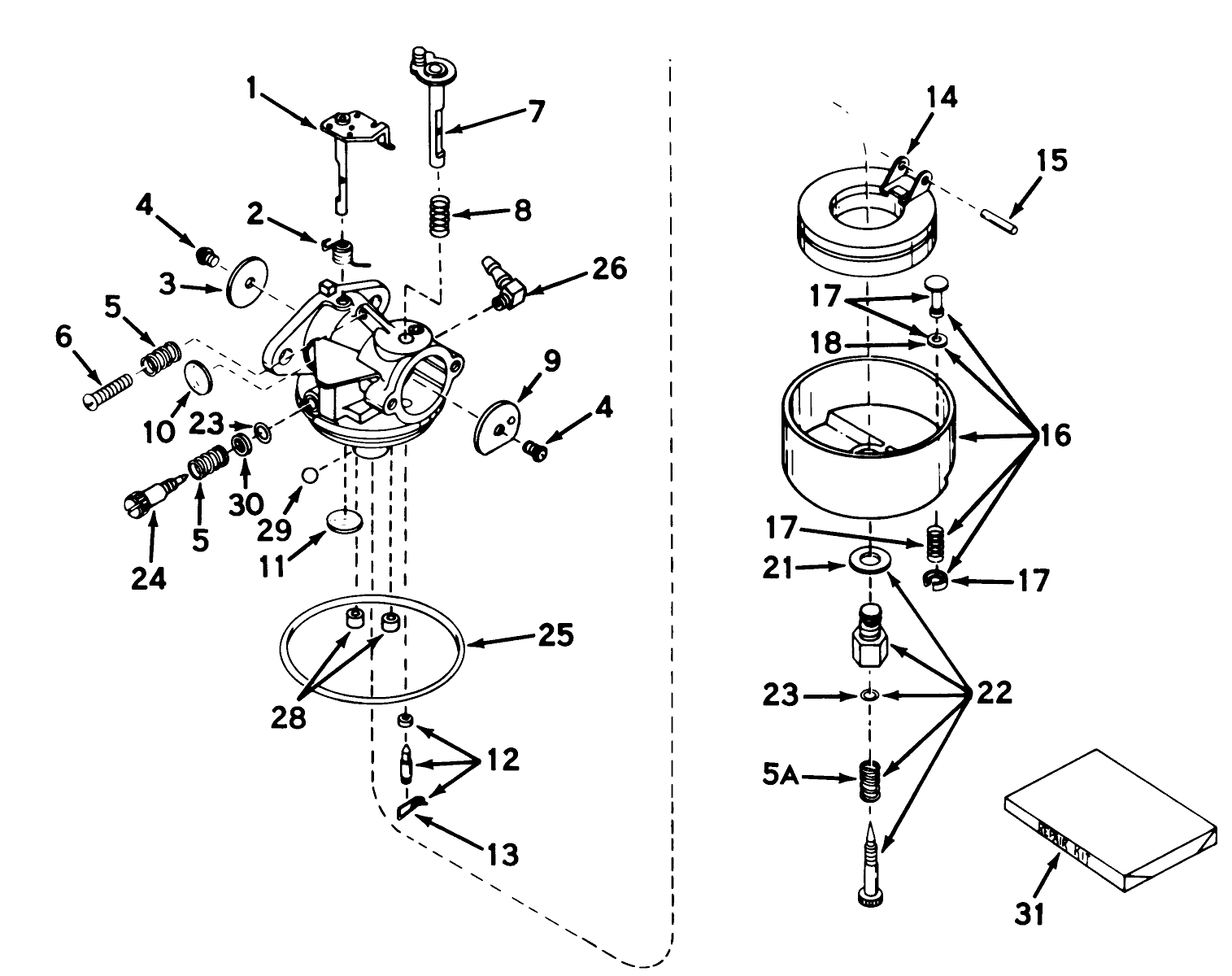 Carburetor Model No. 631144