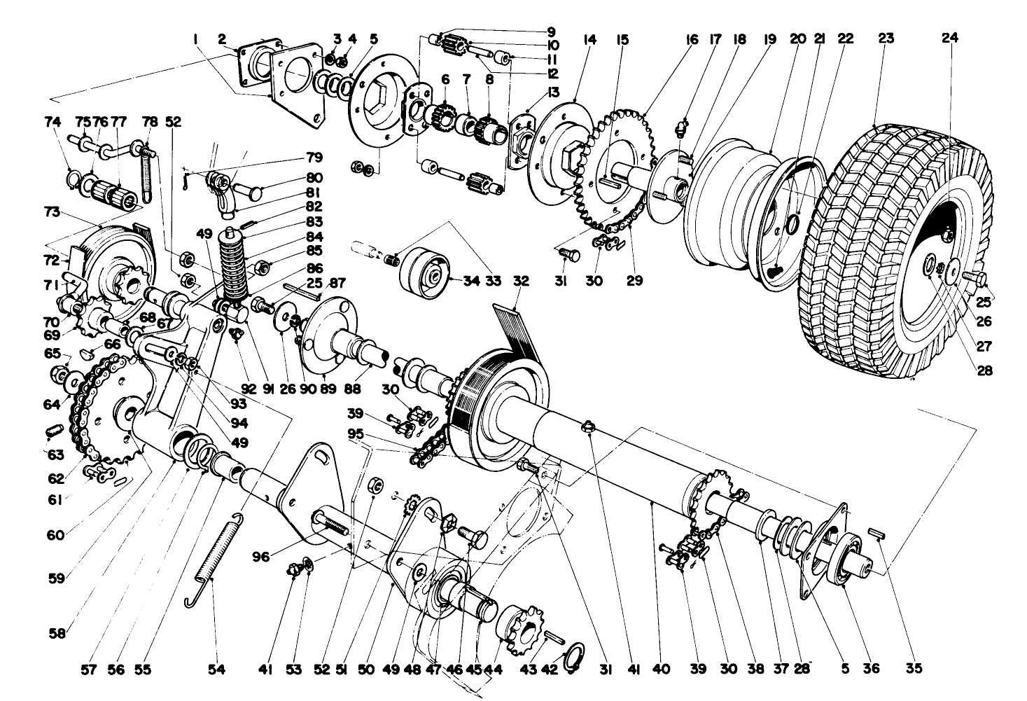 Differential And Countershaft Assembly