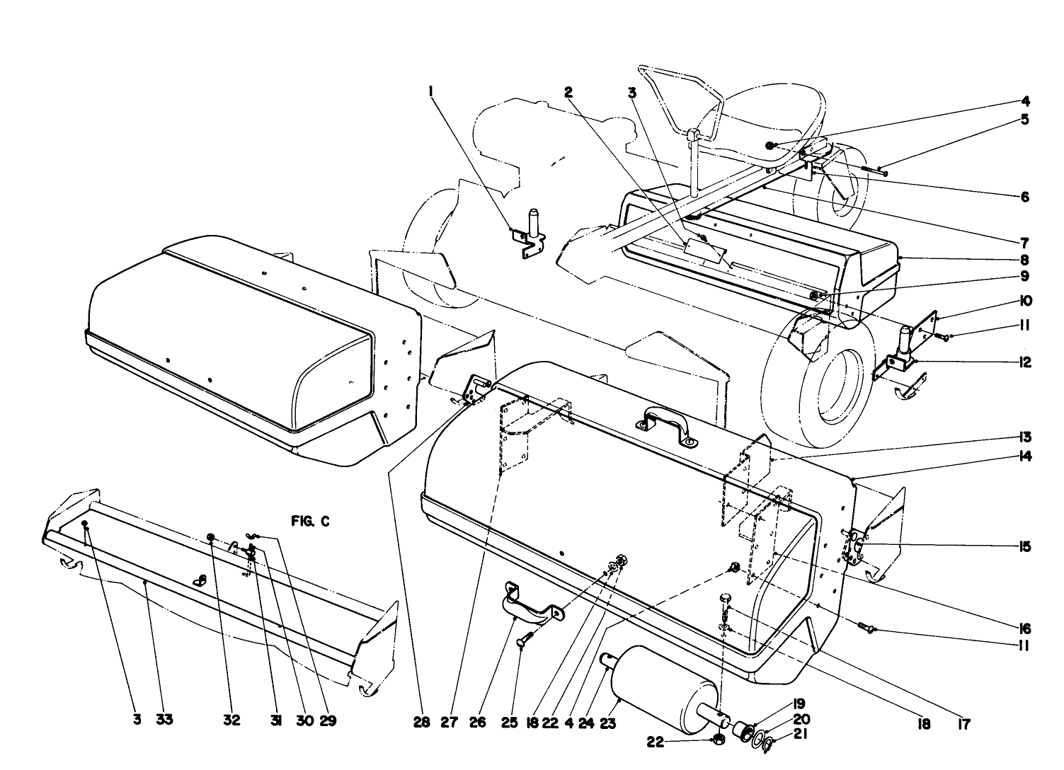 Grass Catcher Kit (optional) Part No. 4-7469