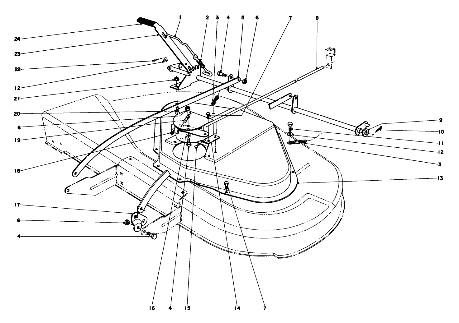 Cutter Housing Linkage