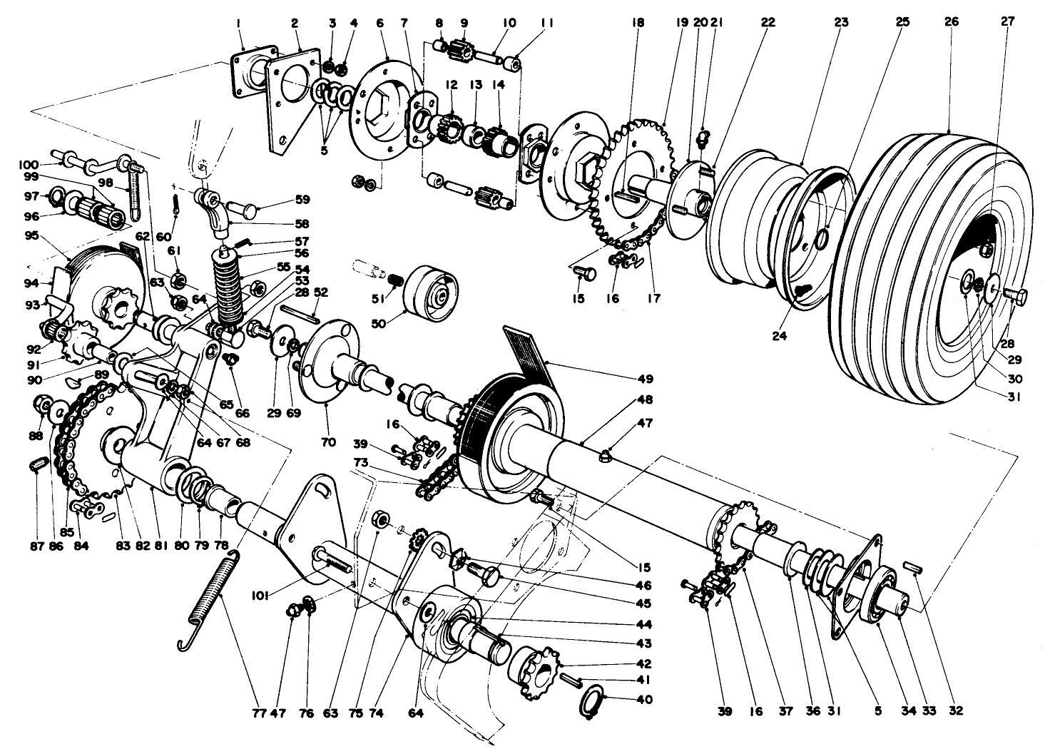 Differential & Countershaft Assembly