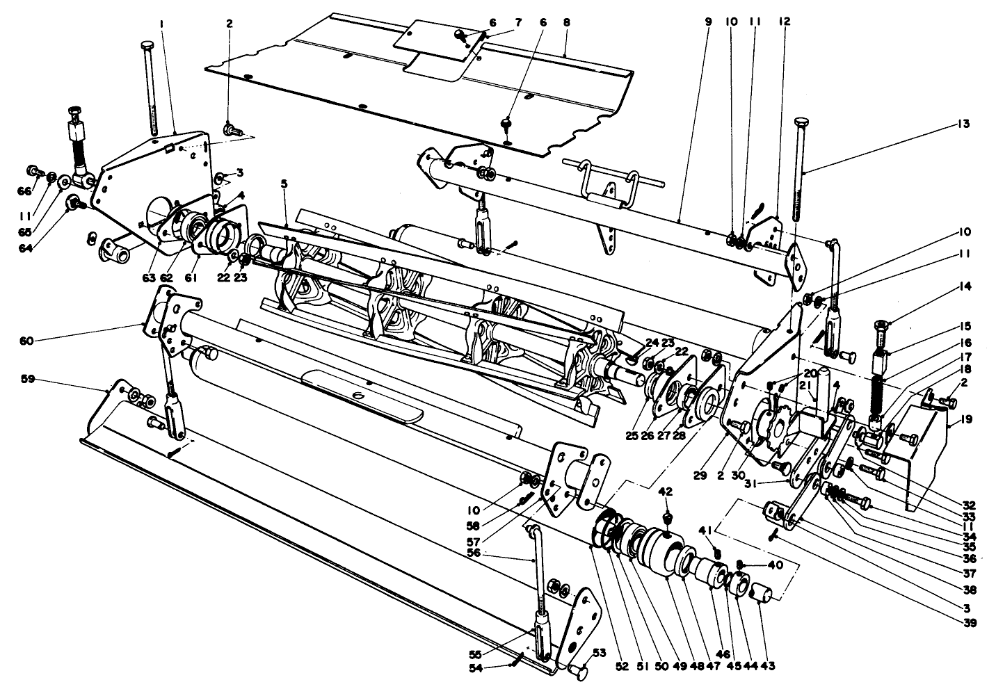 Rear Mower Reel Assembly