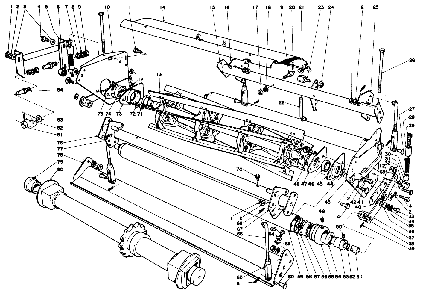 Wing Mower Reel Assembly