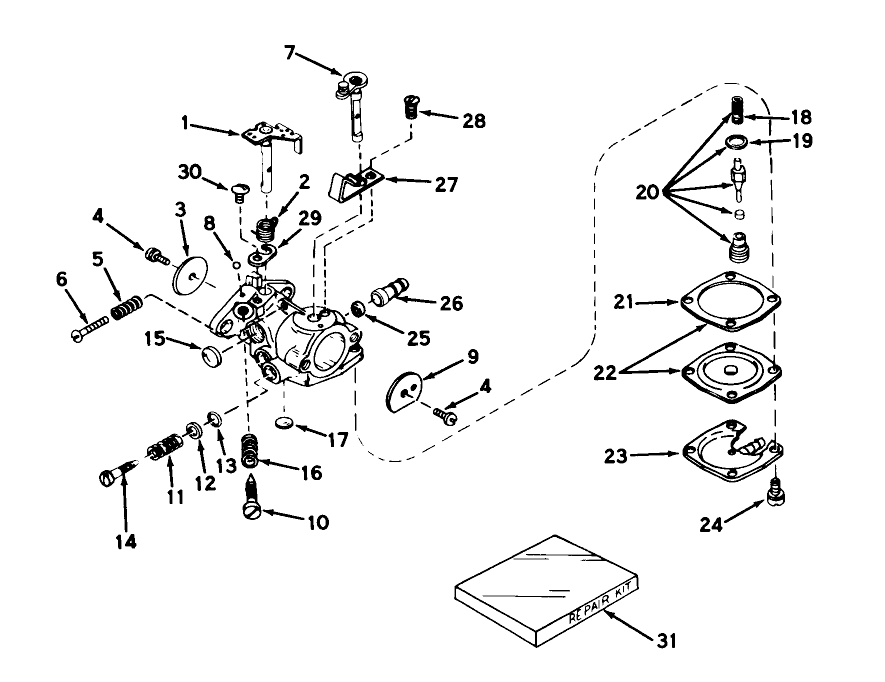 Carburetor Model No. 631394