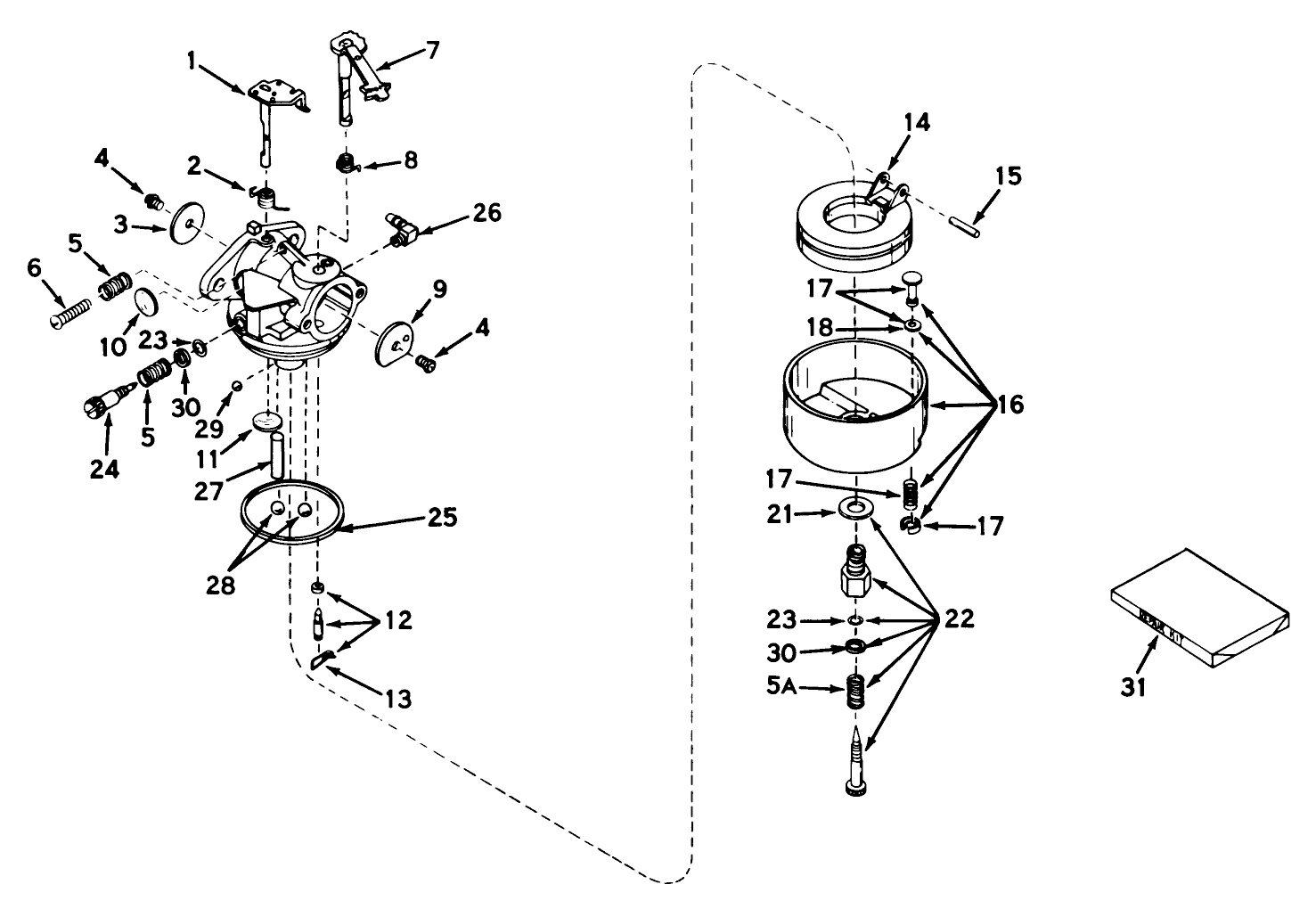 Carburetor No. 630958b