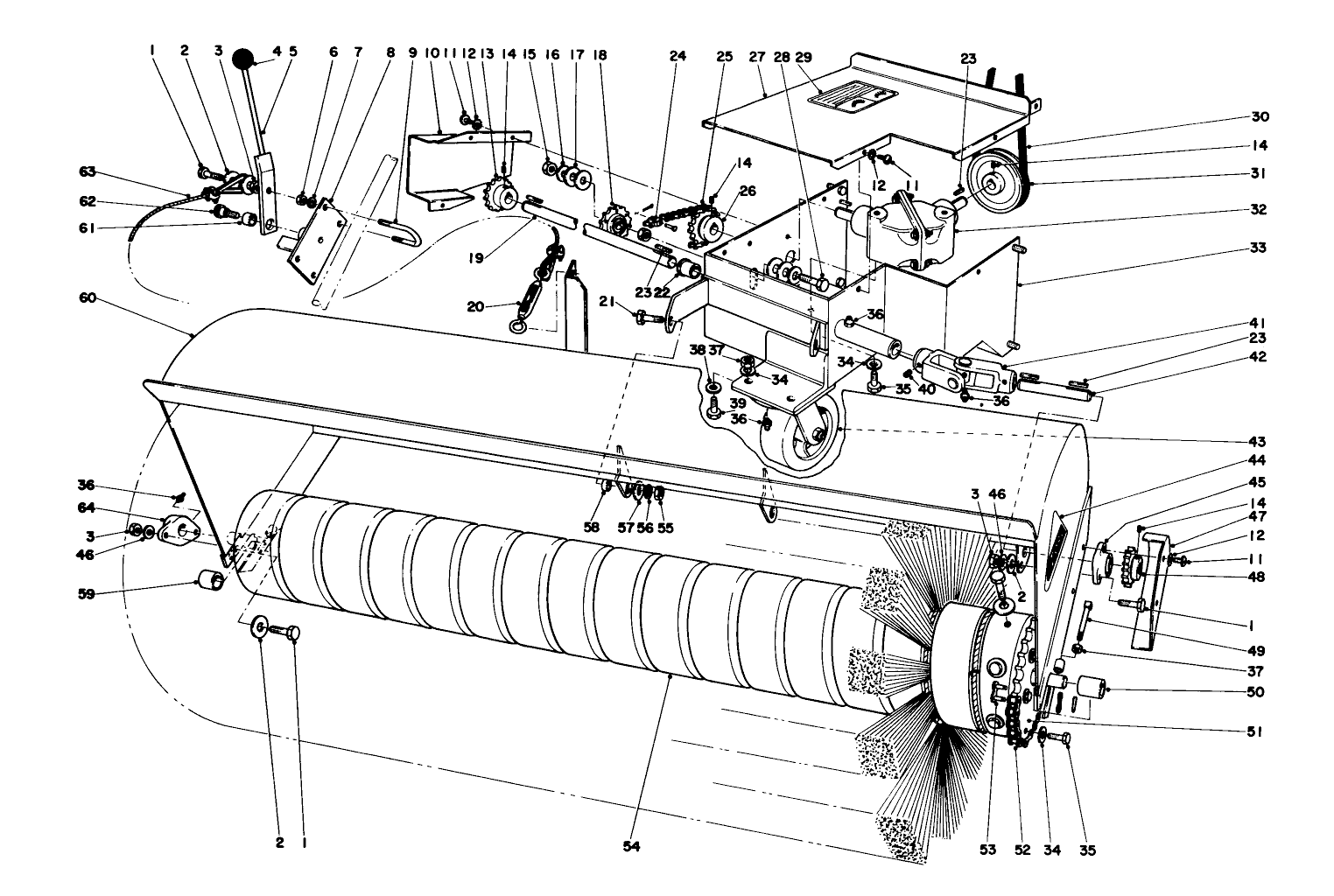 Angle Broom Assembly