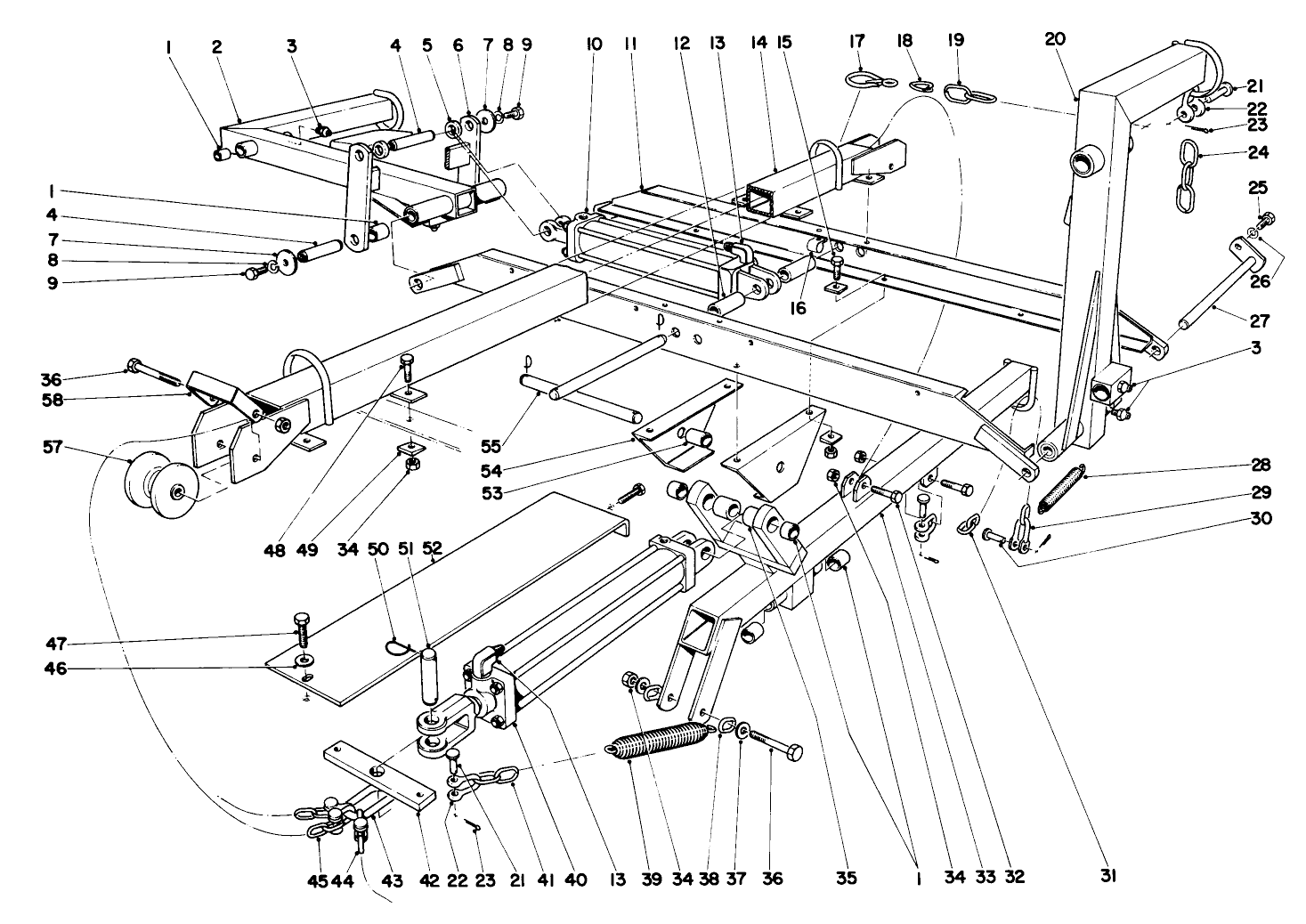 Main Frame Assembly-Rear Parkmaster 5