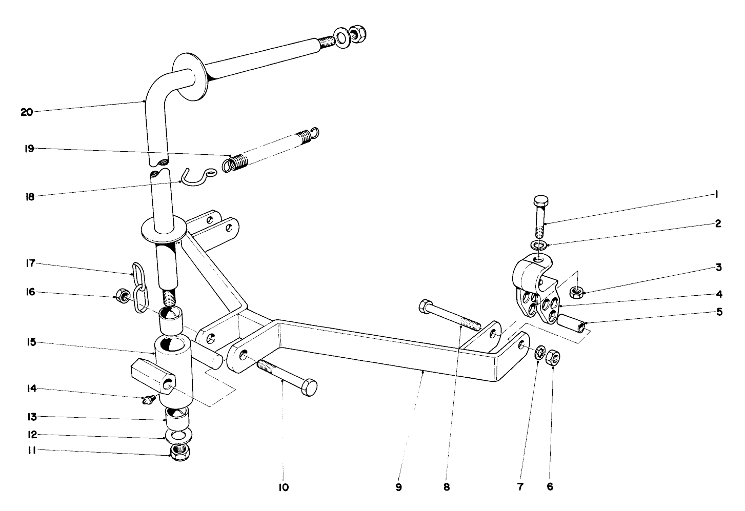 Drawbar Assembly Parkmaster 5