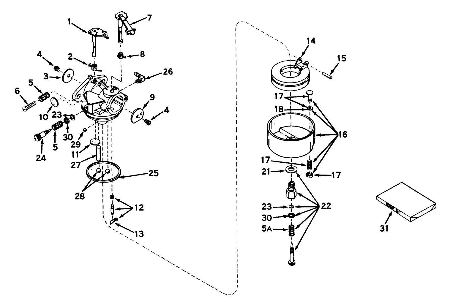 Carburetor No. 630958b