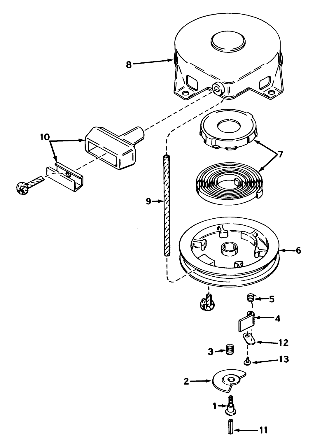 Rewind Starter No. 590473