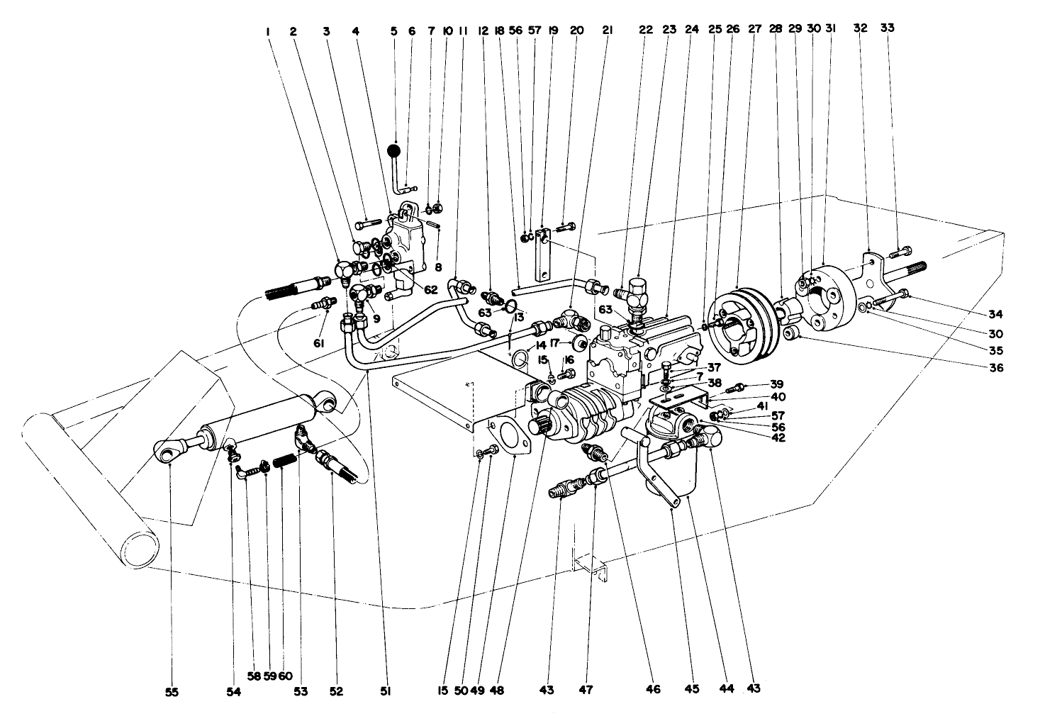 Hydrostatic Transmission & Valve Assembly (continued)