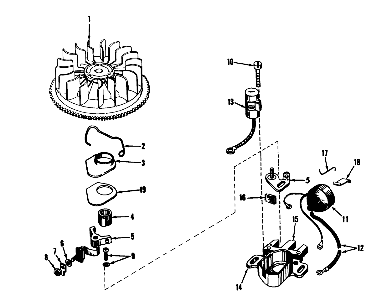 Magnet0 N0. 610694a (5 & 7 H.p. Snowthrower Model No 31624 & 31677)