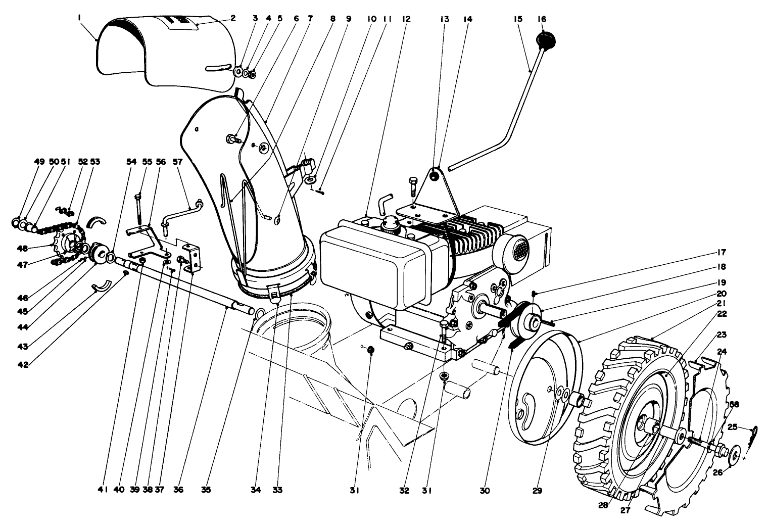 Engine And Drive Assembly