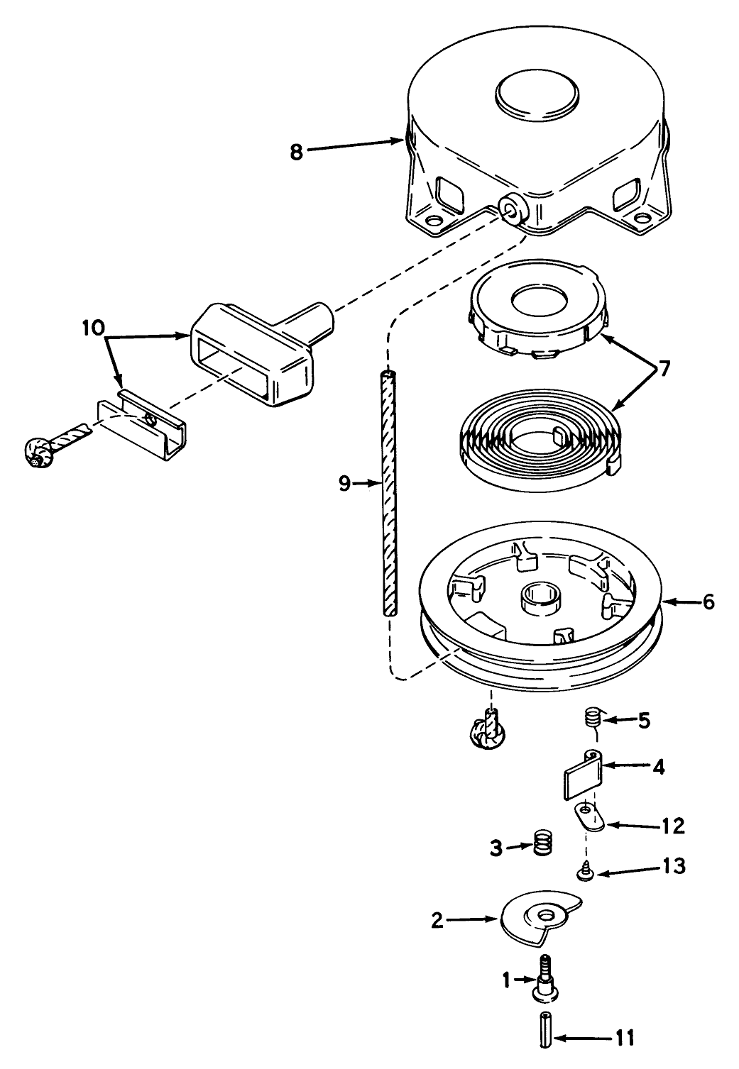 Rewind Starter No. 590473