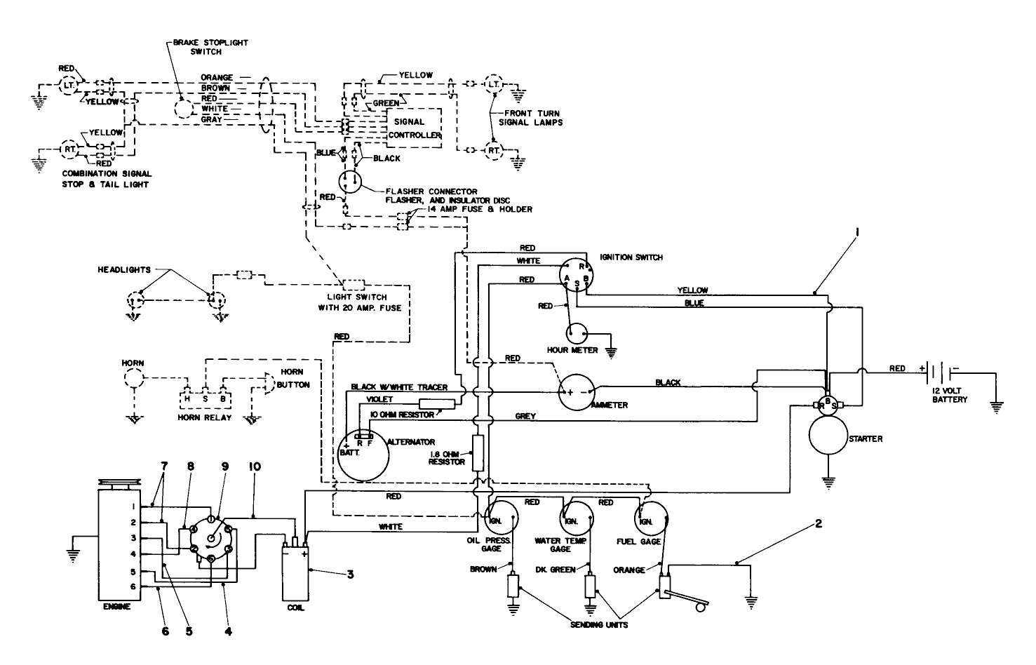Wiring Harness-12 Volt Negative Ground
