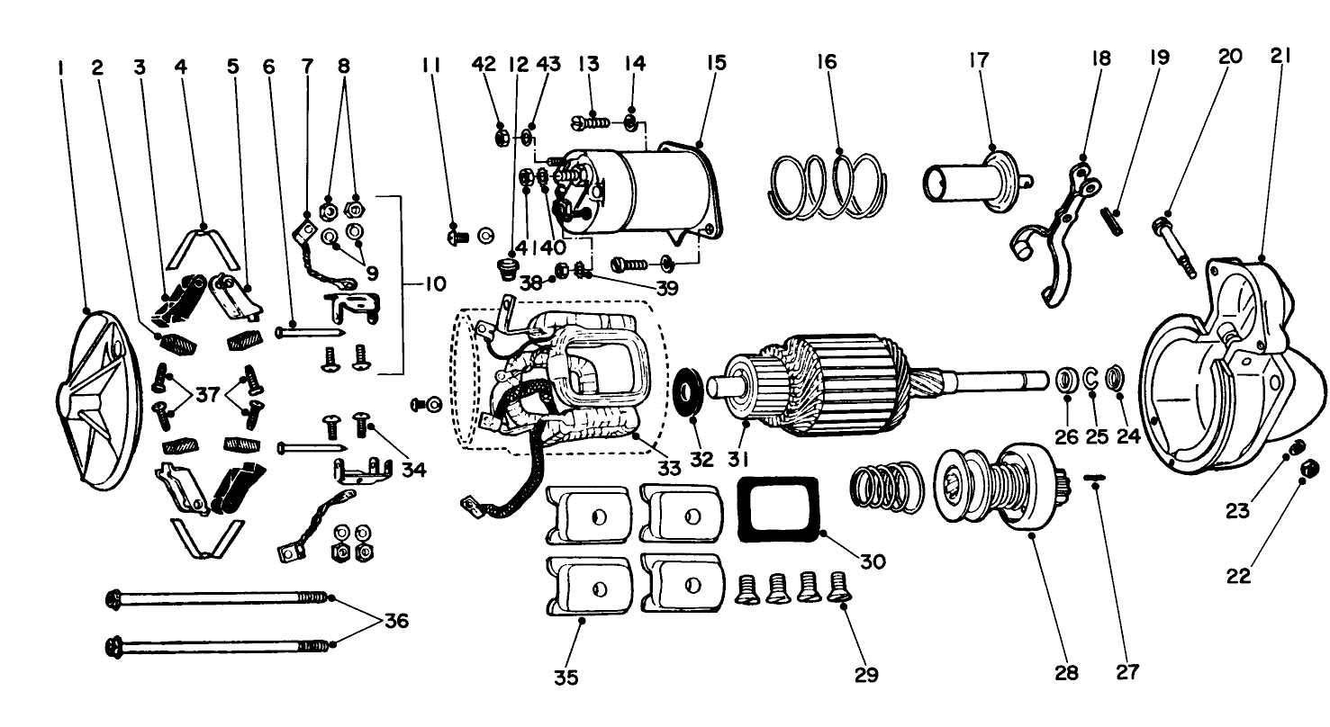 Starter Motor Assembly
