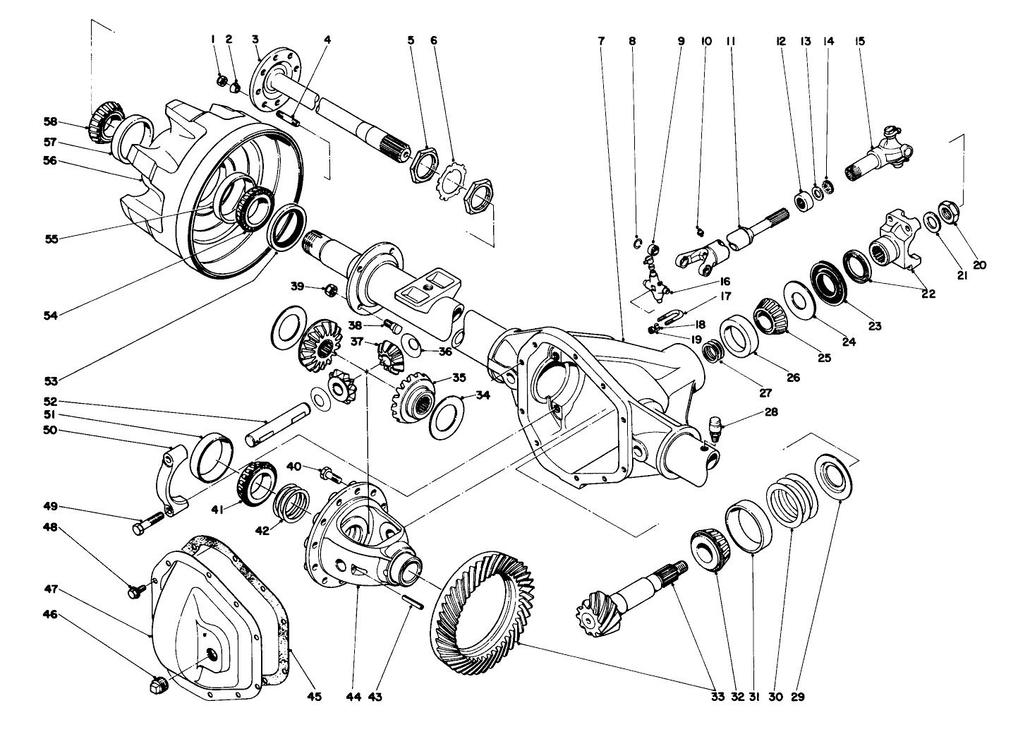 Rear Axle And Drive Line (continued) (used On Units With Serial No. 30400 & Up)