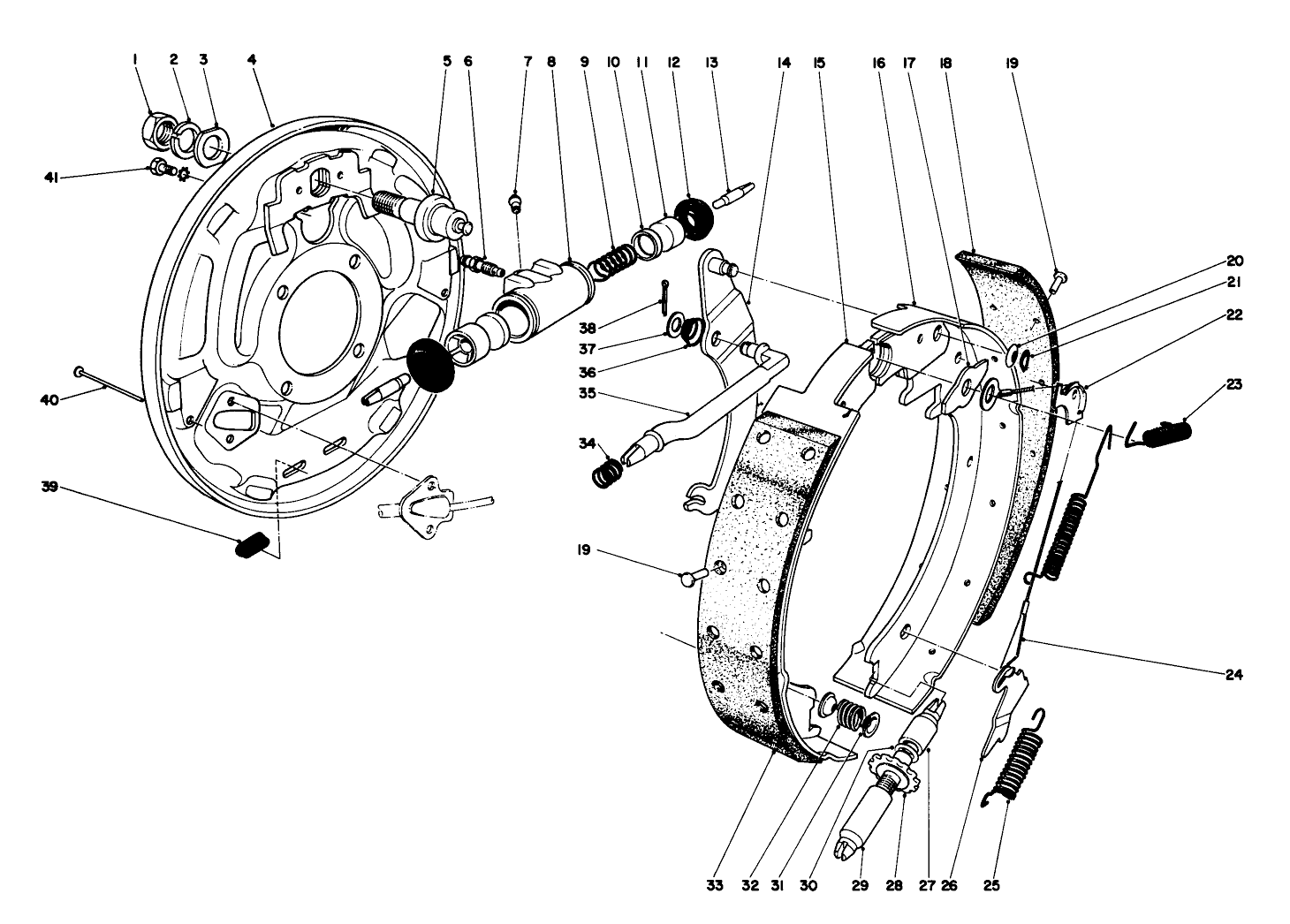 Brake Assembly (13 X 2 1/2) (used On Units With Serial No. 30400 & Up)