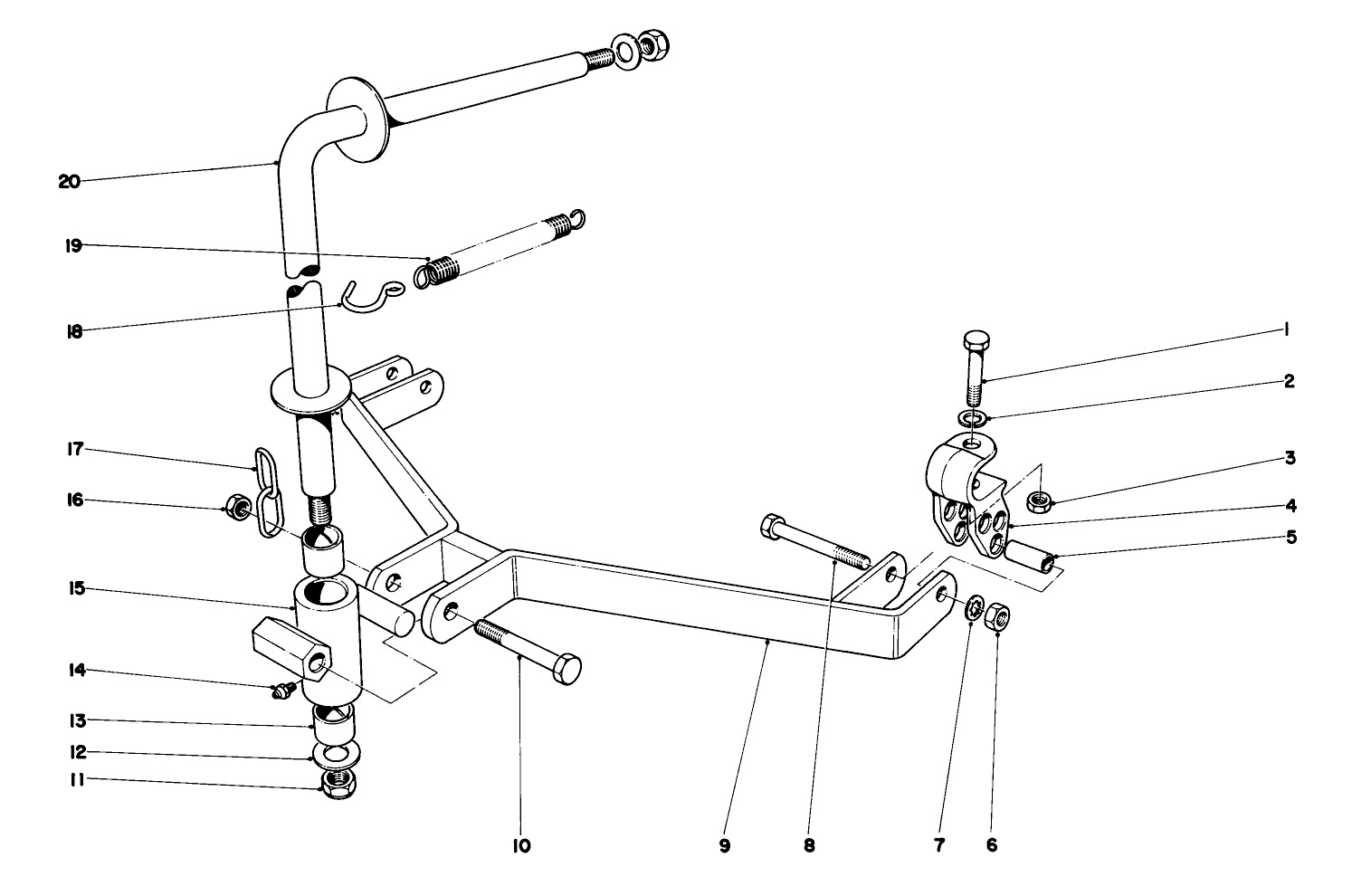 Drawbar Assembly-Parkmaster 5