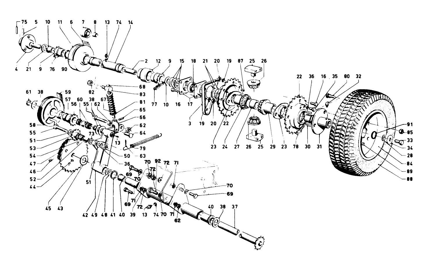 Differential And Countershaft Assembly