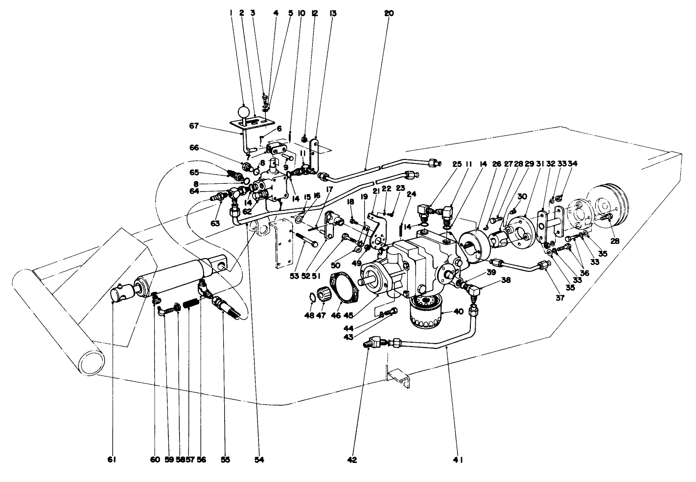 Hydrostatic Transmission & Valve Assembly (continued)