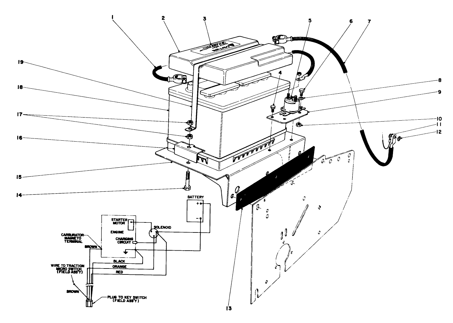 Battery And Wiring Diagram