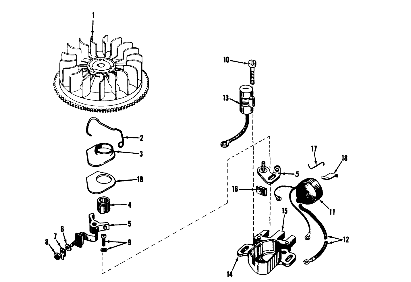 Magnet0 N0. 610694a (7 H.p. Snowthrower Model No. 31677)