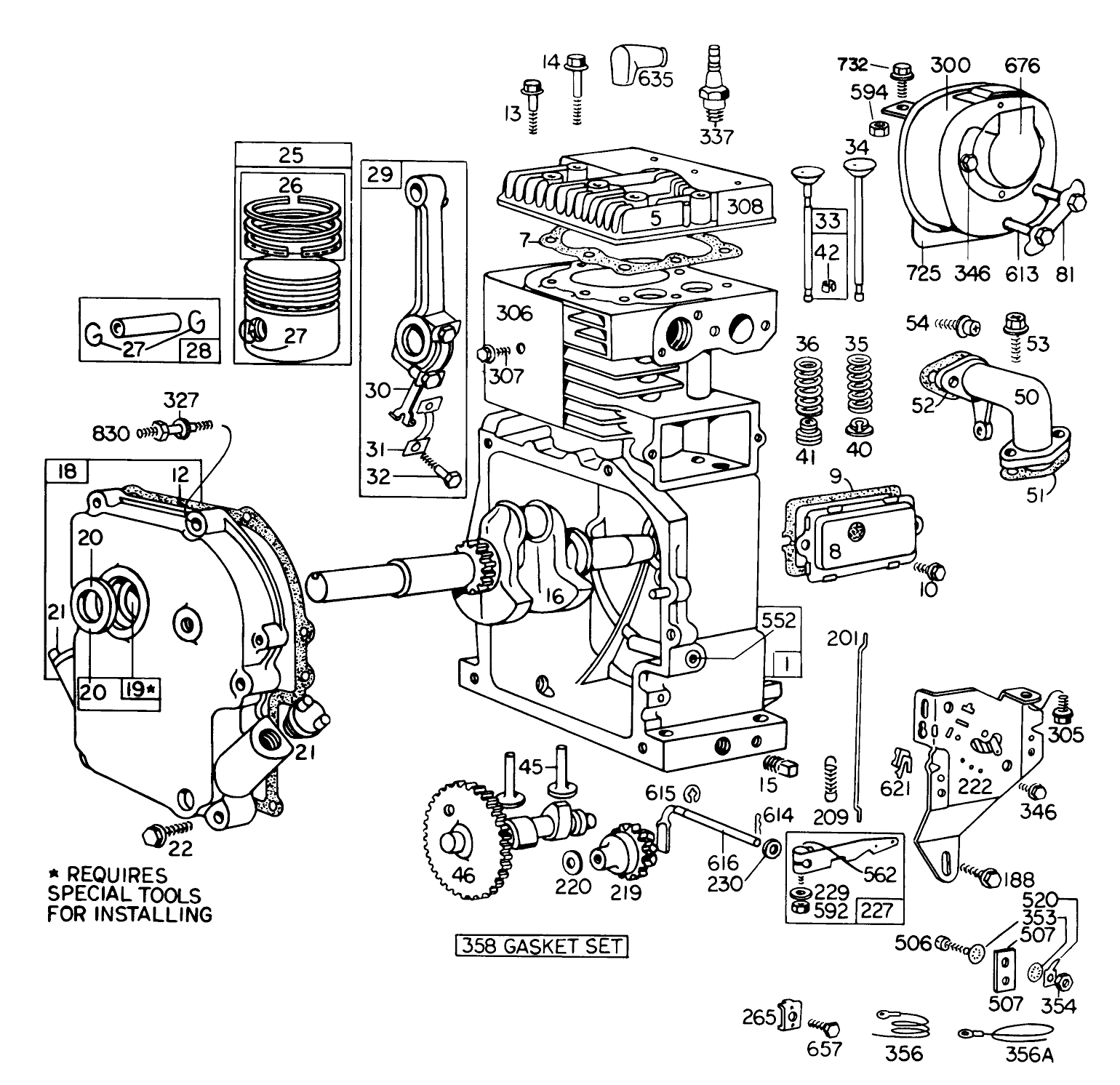 Engine Model No. 190402 Type 0755-01 Briggs & Stratton