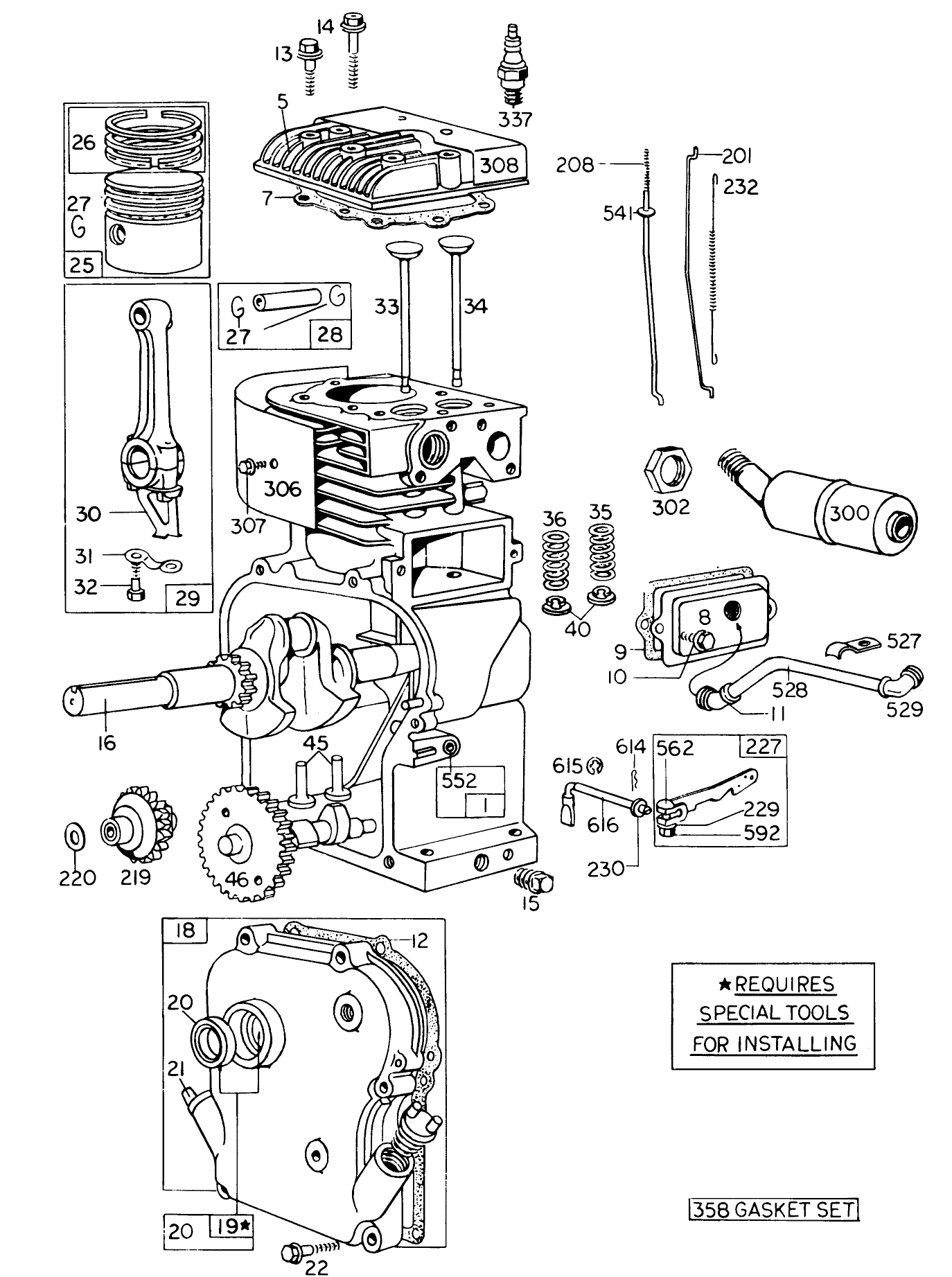 Engine Model No. 130202 Type 0492 Briggs & Stratton
